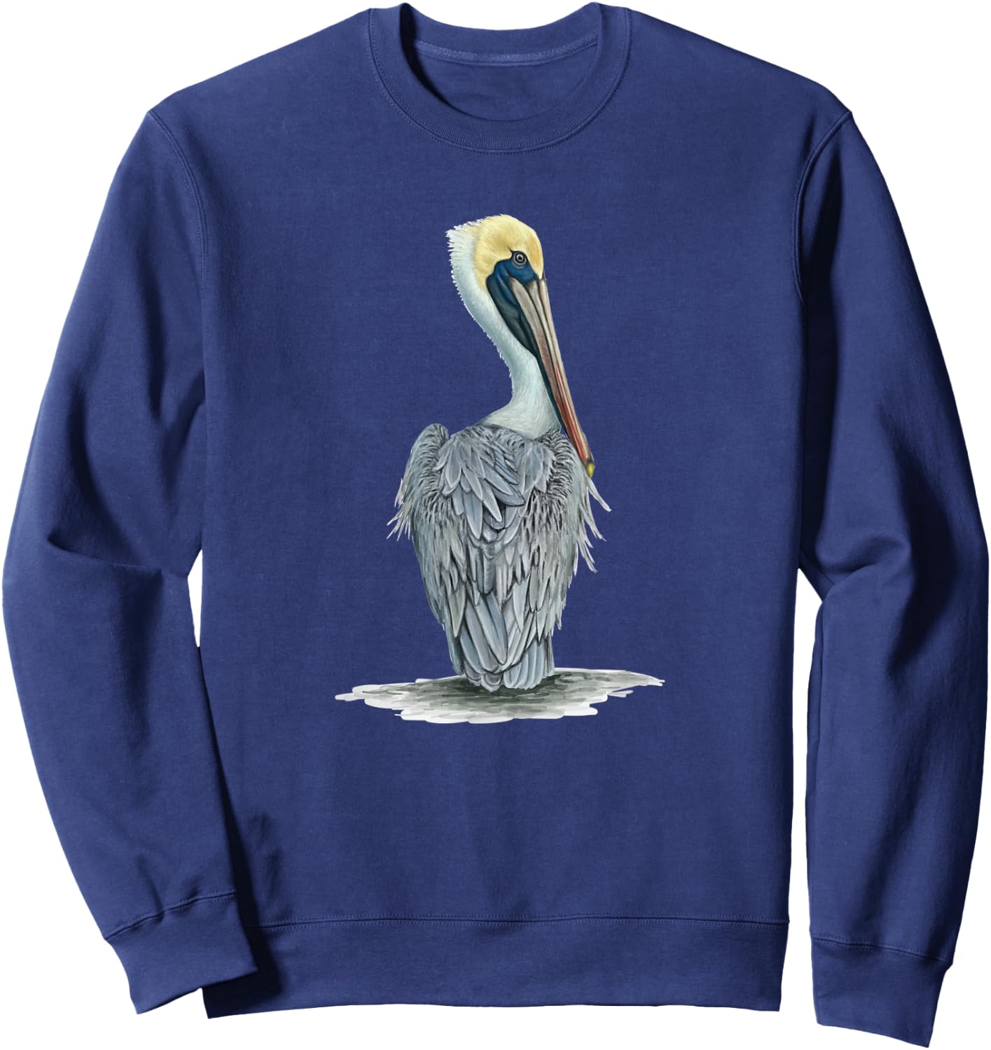 Brown Pelican Bird product Sweatshirt - Sweatshirt | Navy