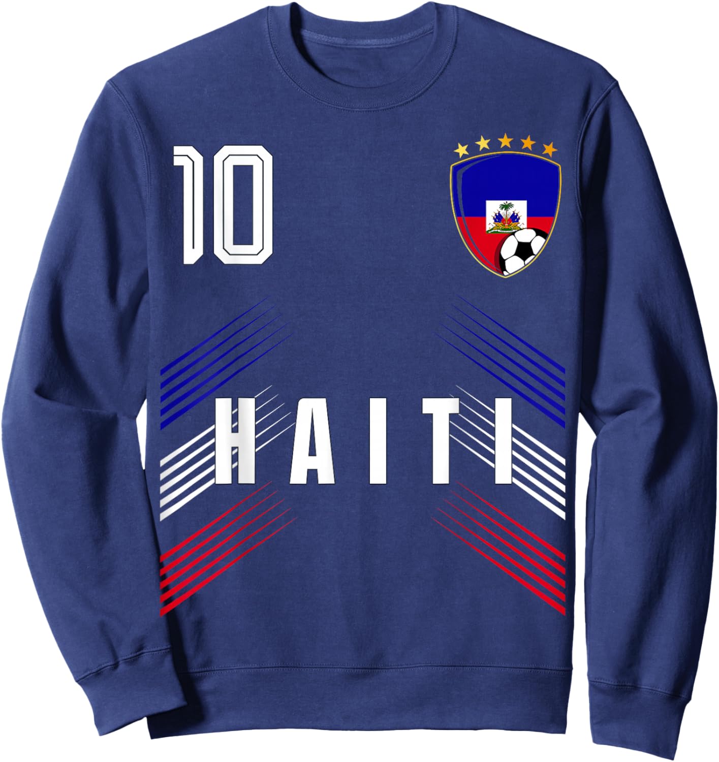 Haiti Flag Haitian Pride Lovers Sweatshirt - Sweatshirt | Navy