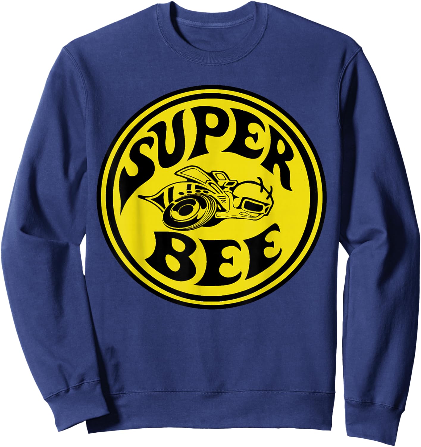 Retro Vintage Gas Station Super Bee Motor Oil Car Garage Sweatshirt - Sweatshirt | Navy