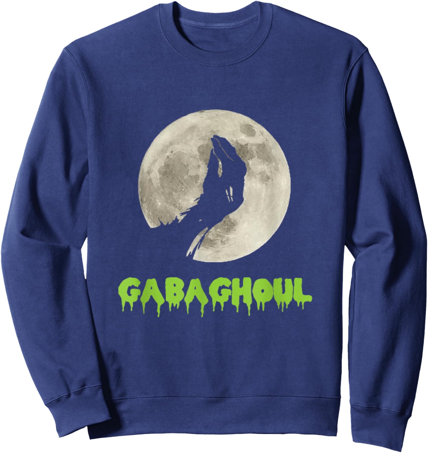 Gabaghoul Halloween Spooky Sweatshirt - Sweatshirt | Navy