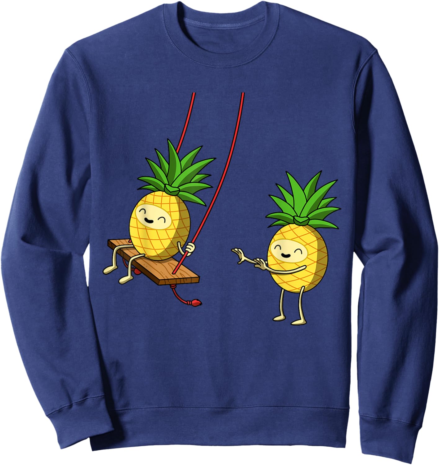 Swinging Pineapple Sweatshirt - Sweatshirt | Navy