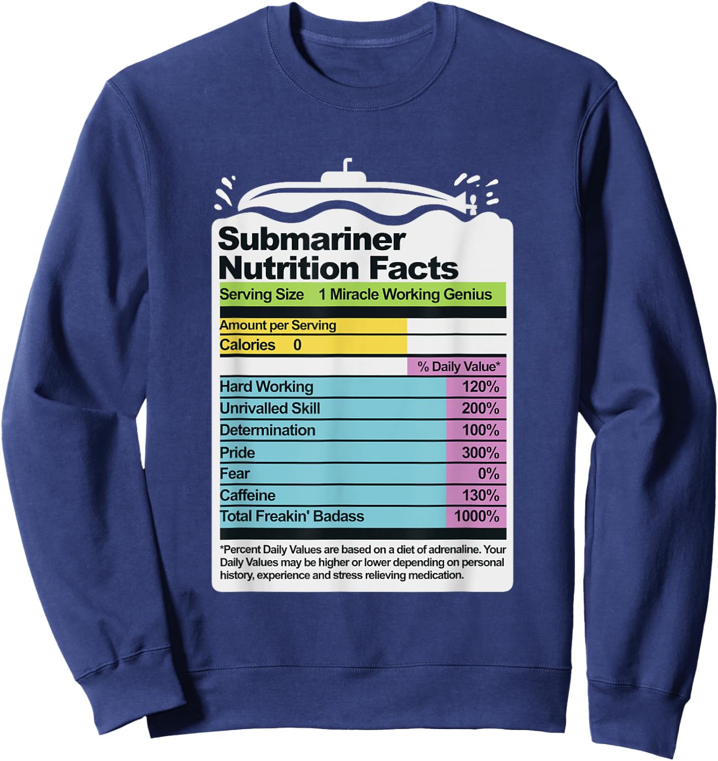 Funny US Military Submarine Gift a Veteran Sweatshirt - Sweatshirt | Navy