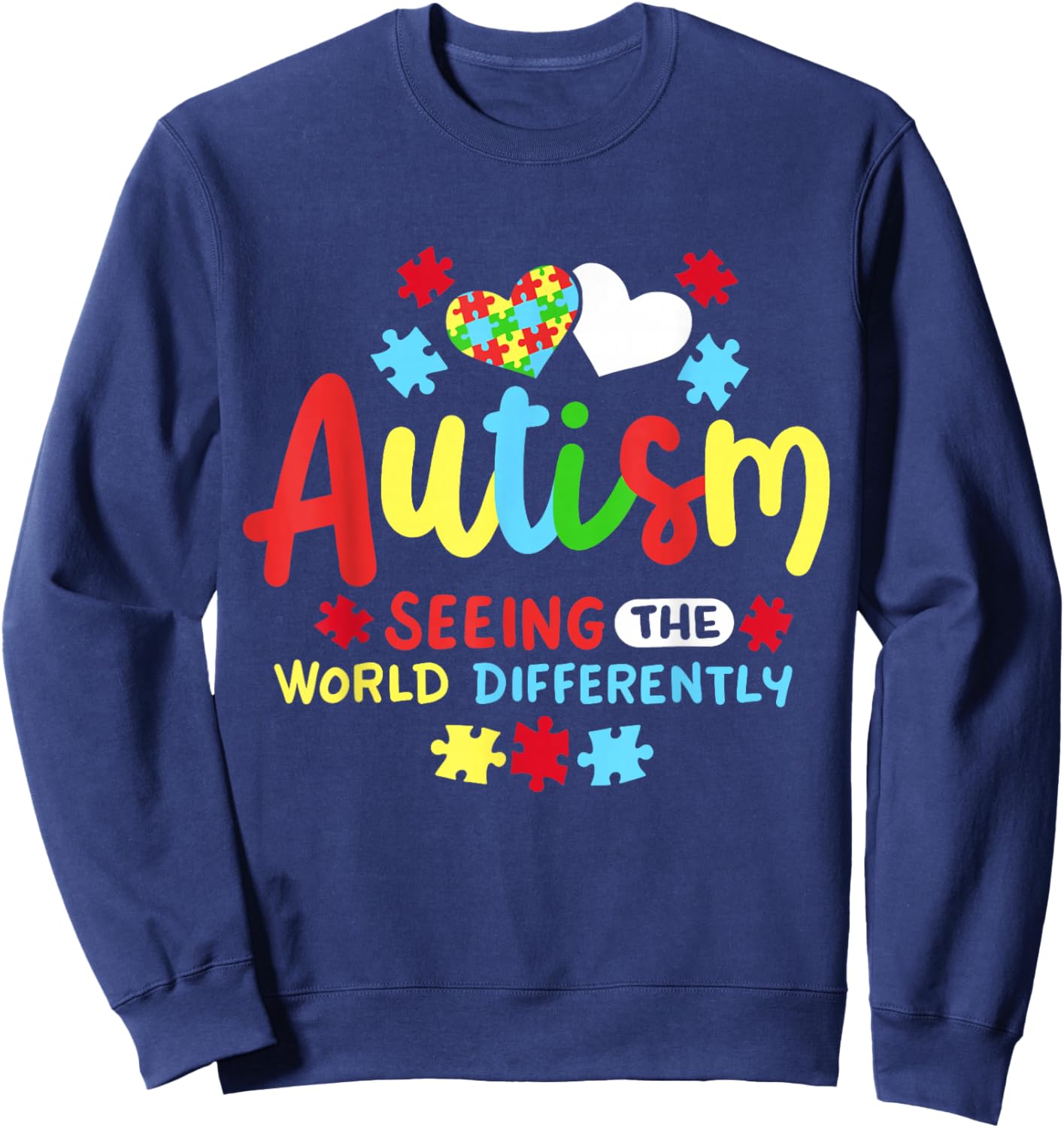 Autism Awareness Sweatshirt - Sweatshirt | Navy