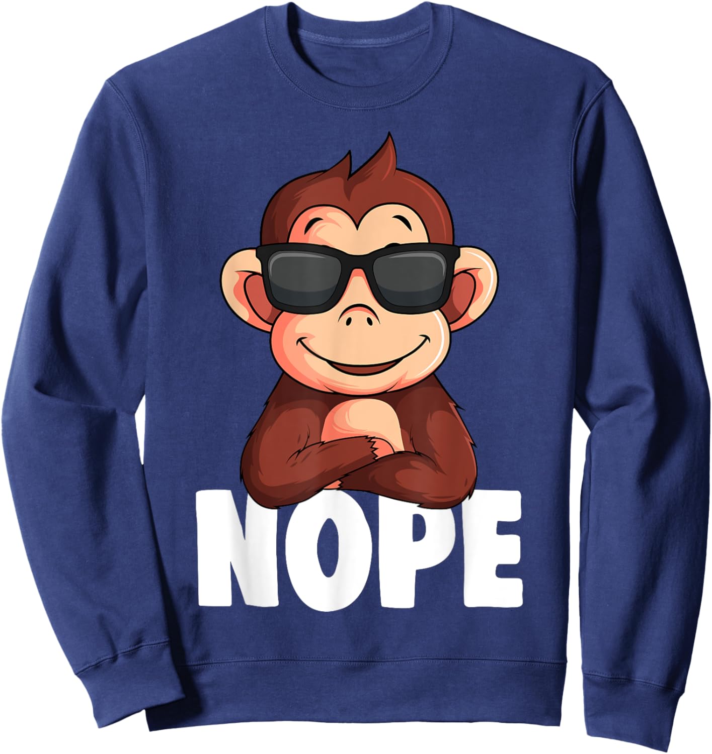 Monkey Boys Girls Kids Women Sweatshirt - Sweatshirt | Navy