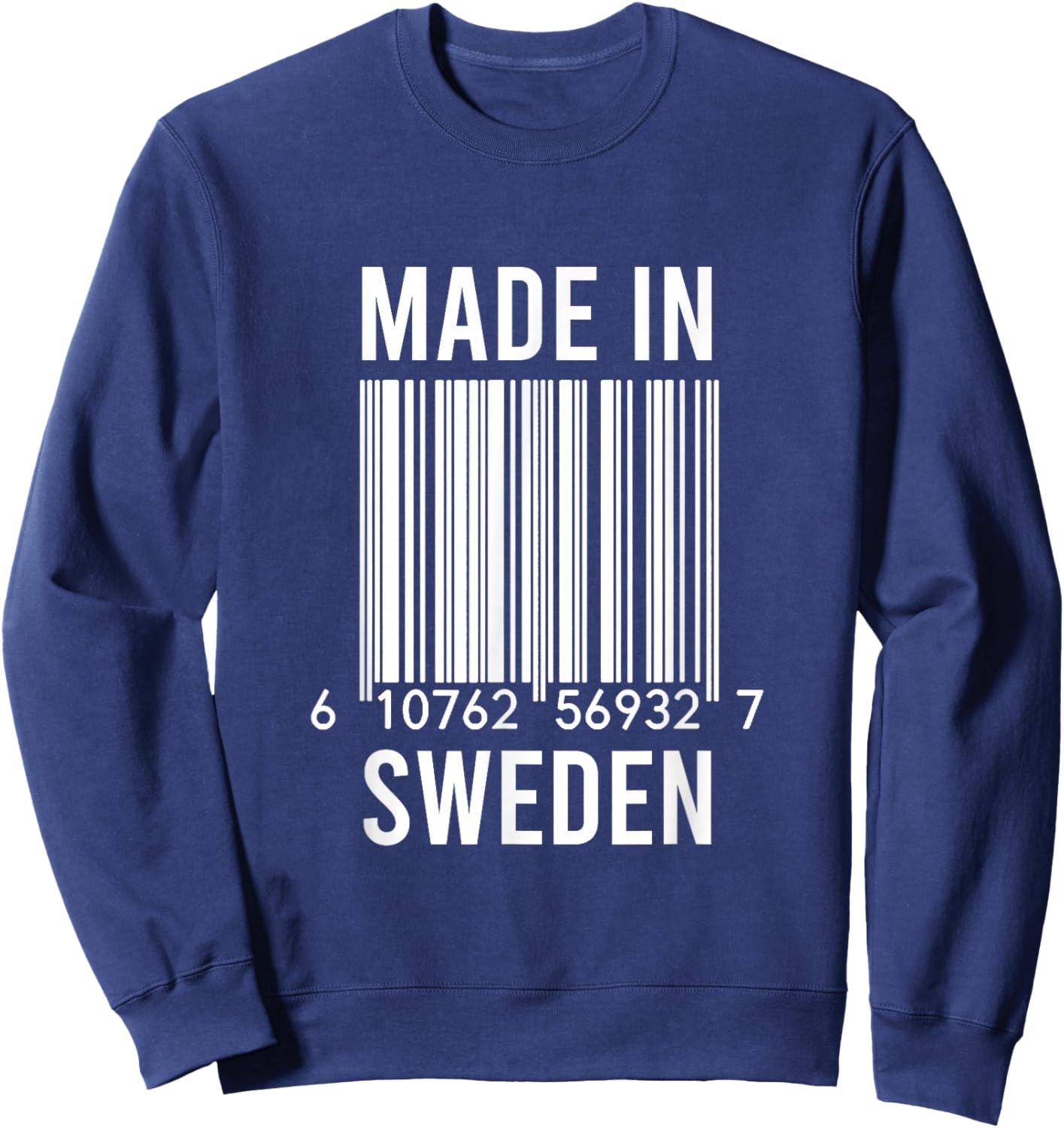 Barcode Made In Sweden Sweatshirt - Sweatshirt | Navy