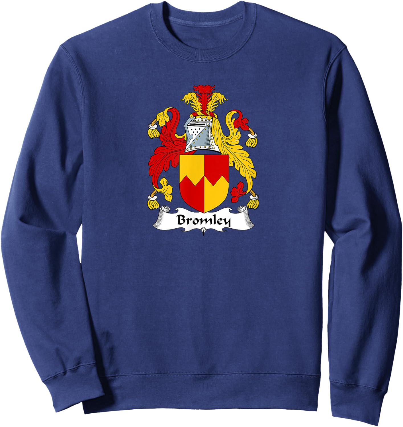 Bromley Coat of Arms - Family Crest Shirt Sweatshirt - Sweatshirt | Navy