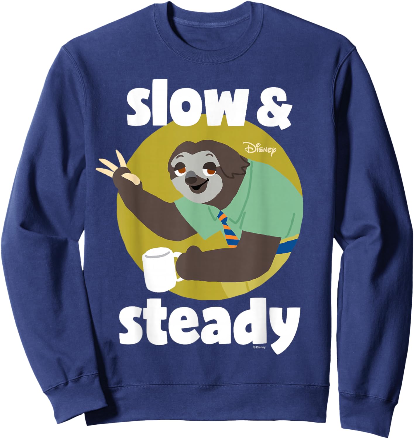 Zootopia - Flash Sloth Slow And Steady Sweatshirt - Sweatshirt | Navy