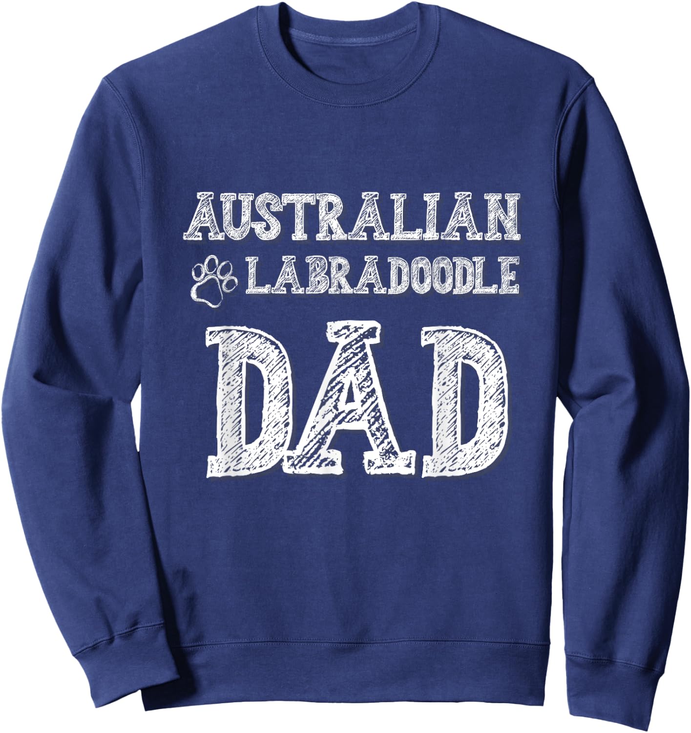 Australian Labradoodle Dad Sweatshirt - Sweatshirt | Navy