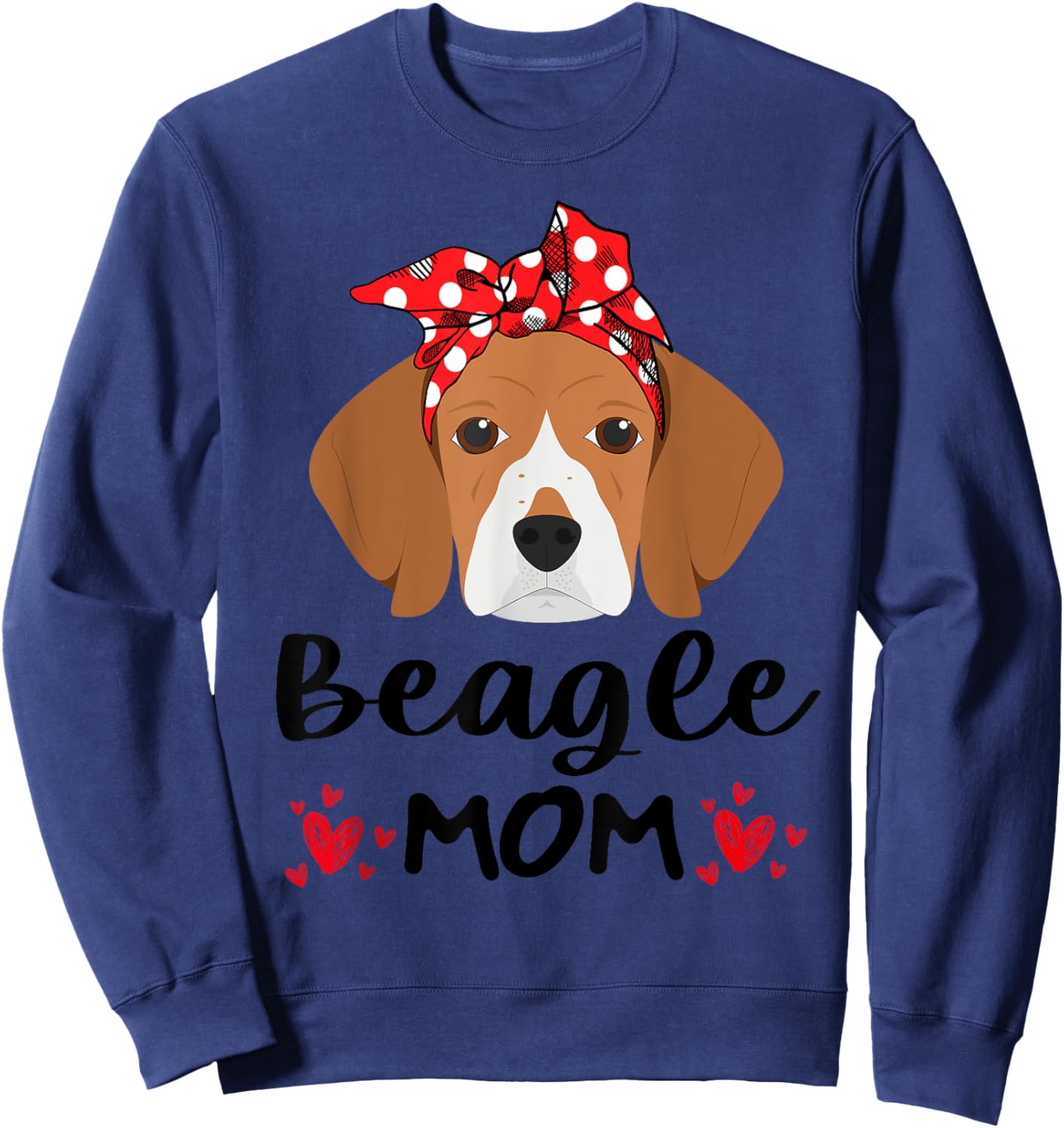 Beagle Mom Sweatshirt - Sweatshirt | Navy