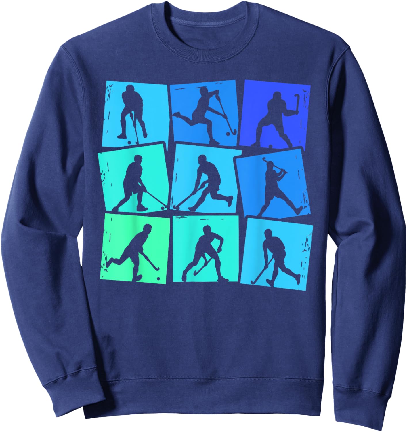 Feldhockey Hockeyspieler Kinder Herren Jungen Hockey Sweatshirt - Sweatshirt | Navy