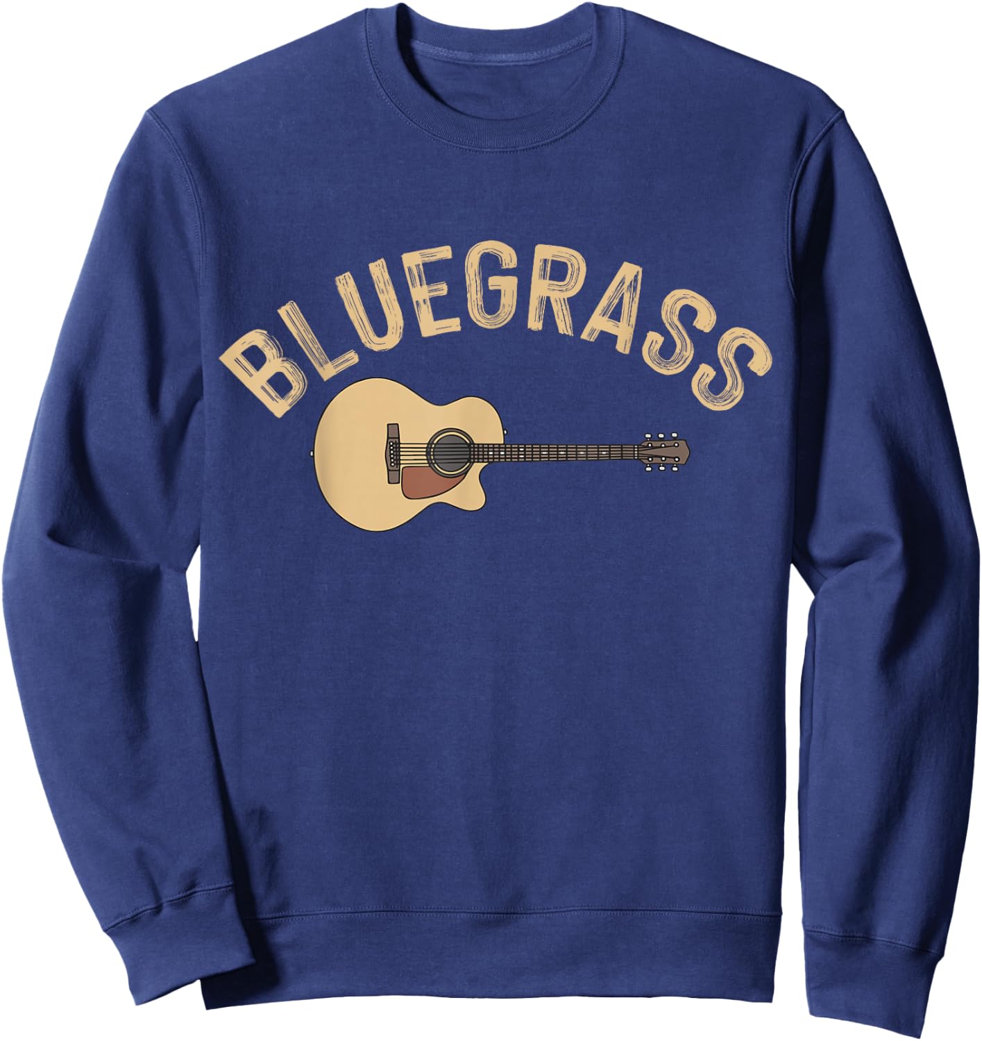 Bluegrass Guitar Sweatshirt - Sweatshirt | Navy