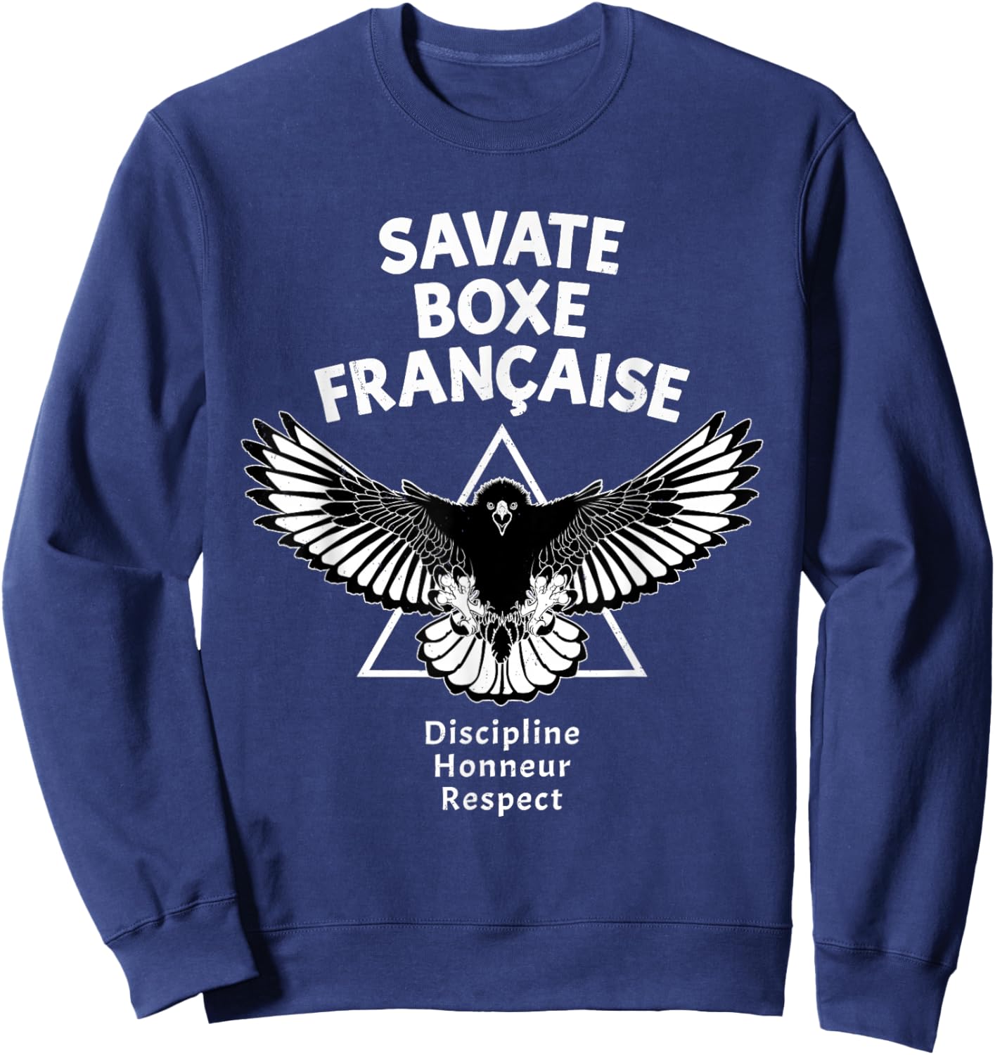 Savate French Kickboxing Eagle Sweatshirt - Sweatshirt | Navy