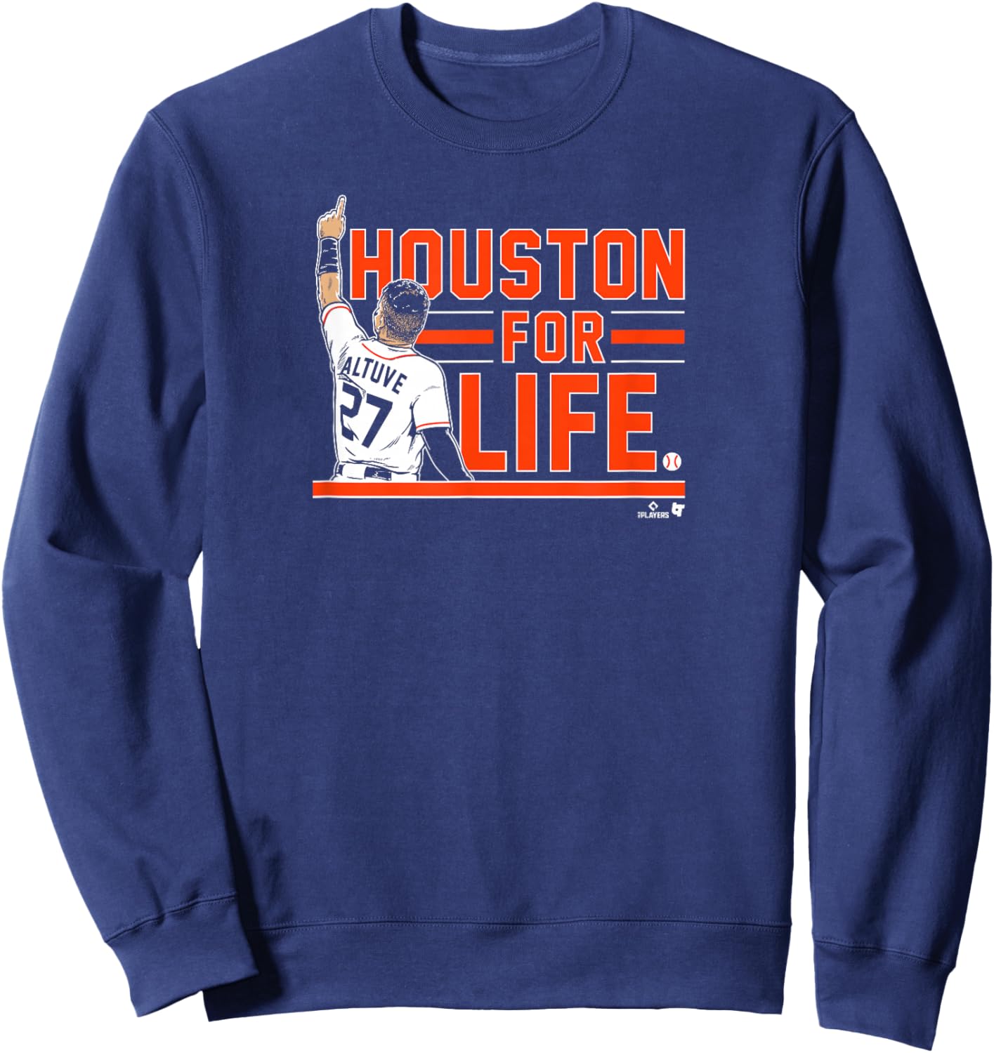 Jose Altuve - Houston for Life - Houston Baseball Sweatshirt - Sweatshirt | Navy