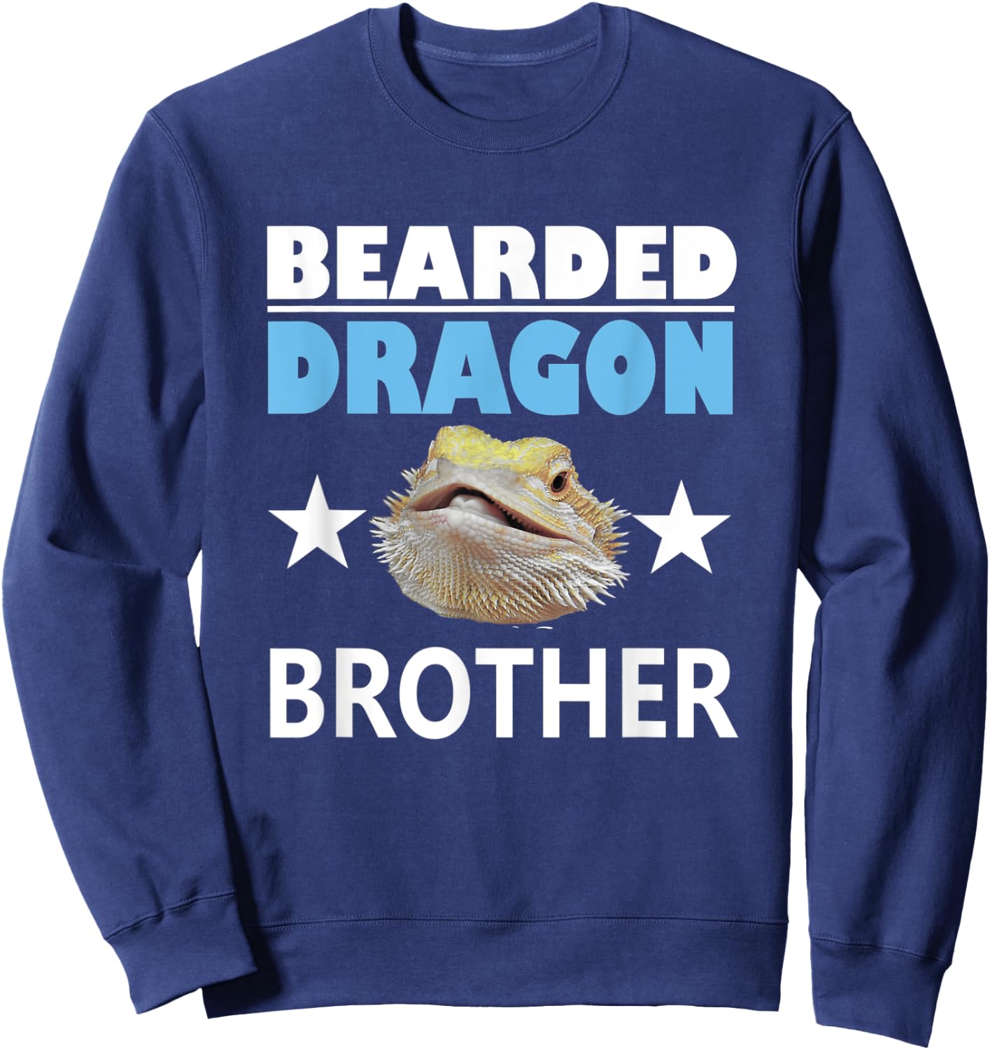 Bearded Dragon Brother Gift Boys Owner Sweatshirt - Sweatshirt | Navy