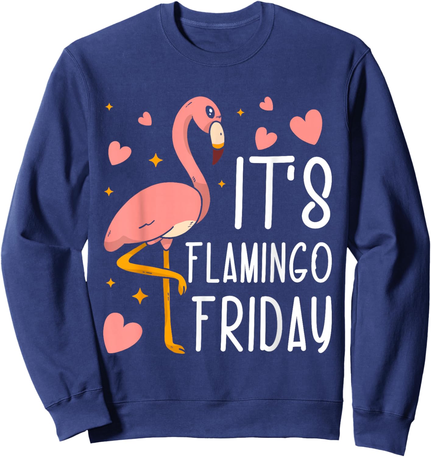 It's Flamingo Friday Sweatshirt - Sweatshirt | Navy