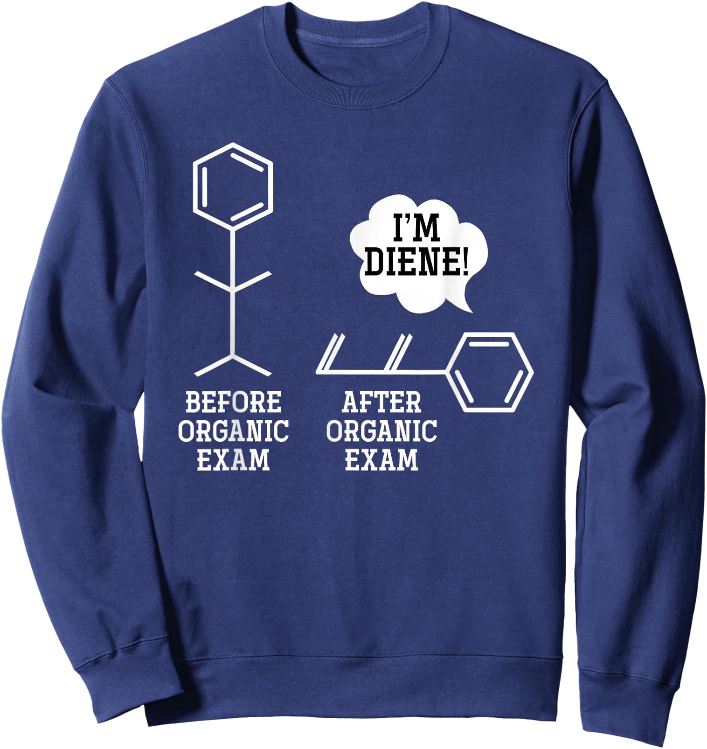 Funny Chemistry Sweatshirt - Sweatshirt | Navy