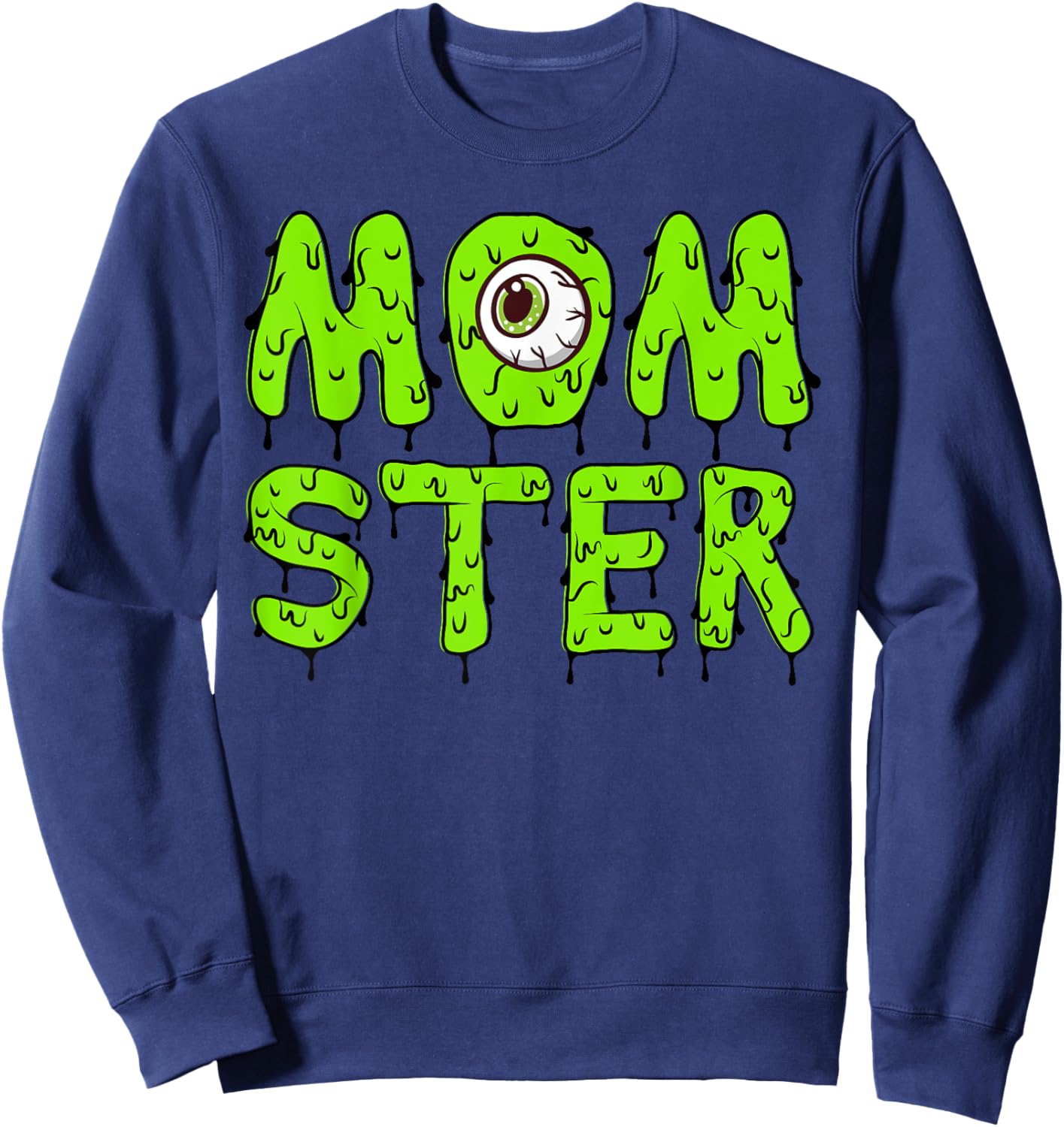 Momster Cute Halloween for Moms and Women Sweatshirt - Sweatshirt | Navy