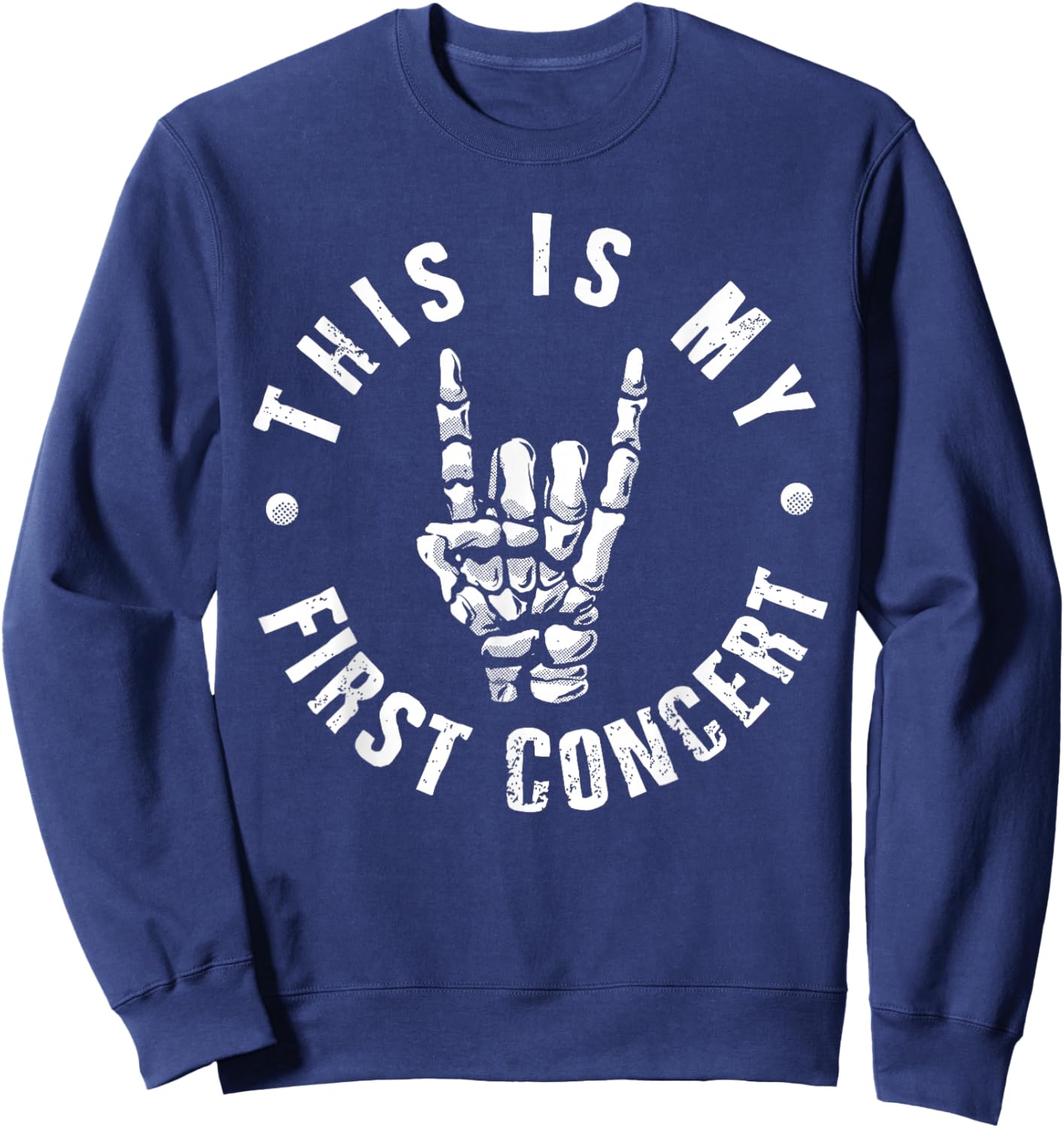 This Is My First Concert Sweatshirt - Sweatshirt | Navy