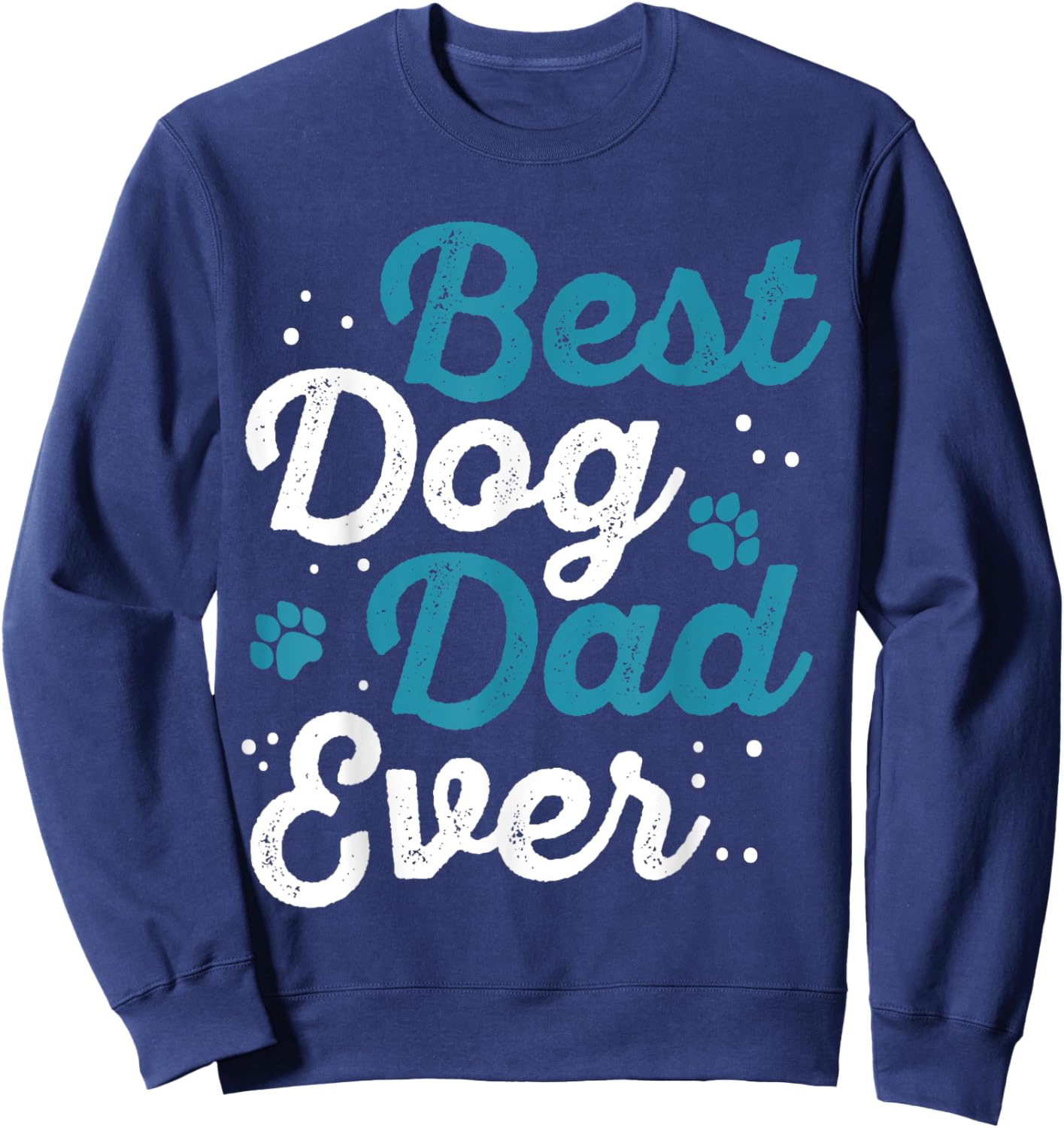 Dog Dad Matching Products For Paw-some Parents Pet Owner Women Kids Sweatshirt - Sweatshirt | Navy