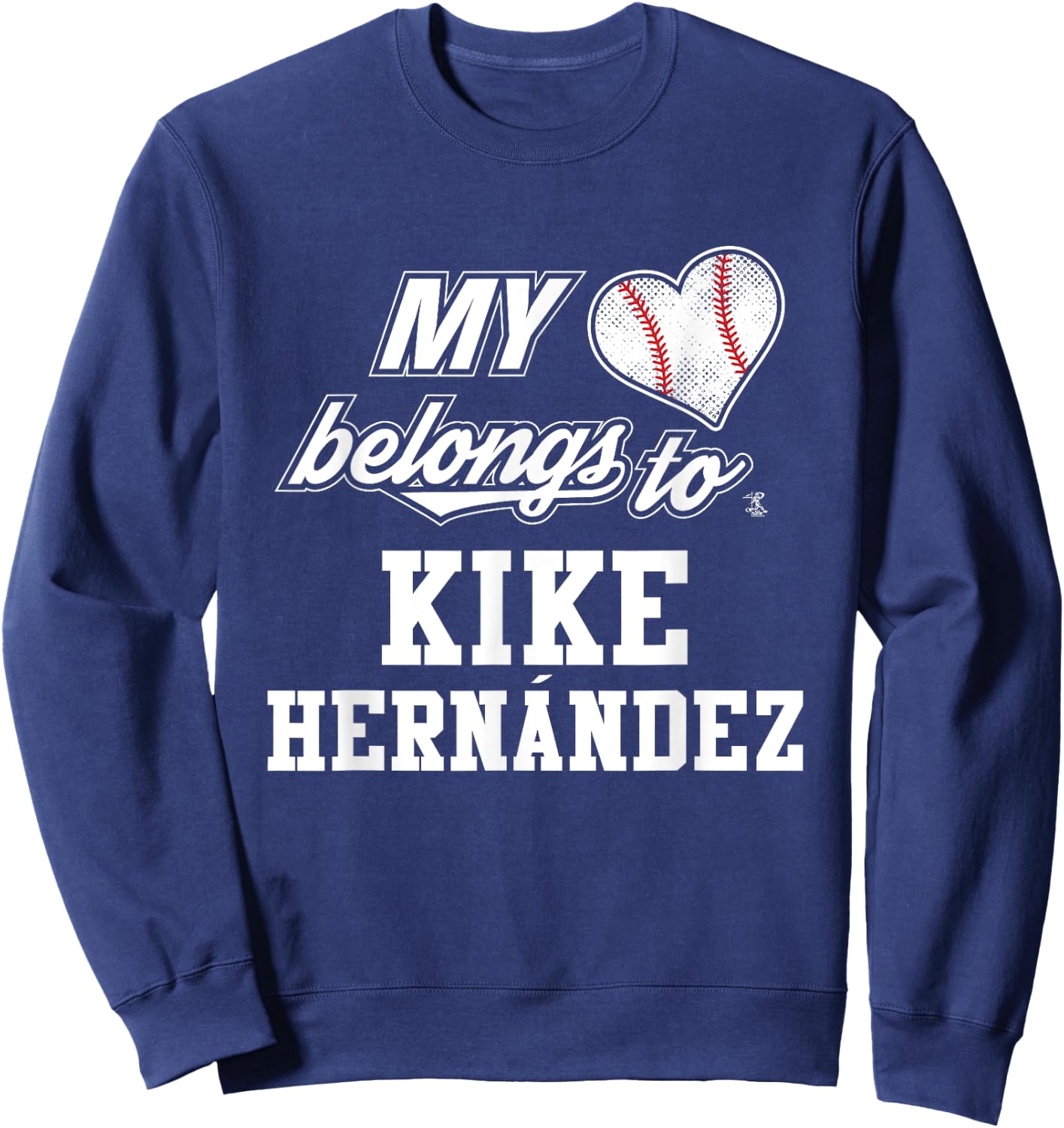Kike Hernandez Gameday Sweatshirt - Sweatshirt | Navy