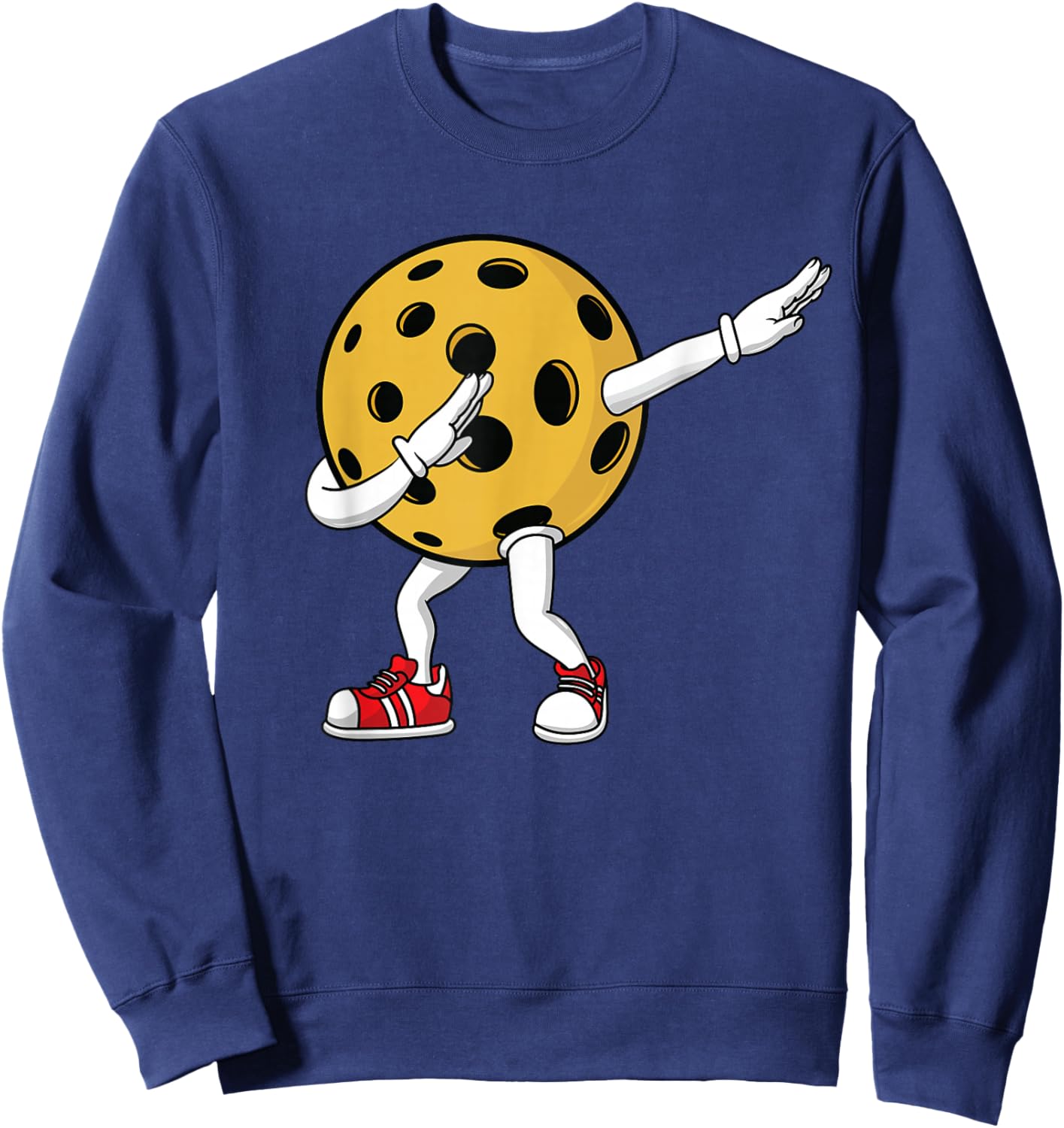 Cute Pickleball Design Women Dab Pickleball Player Sweatshirt - Sweatshirt | Navy