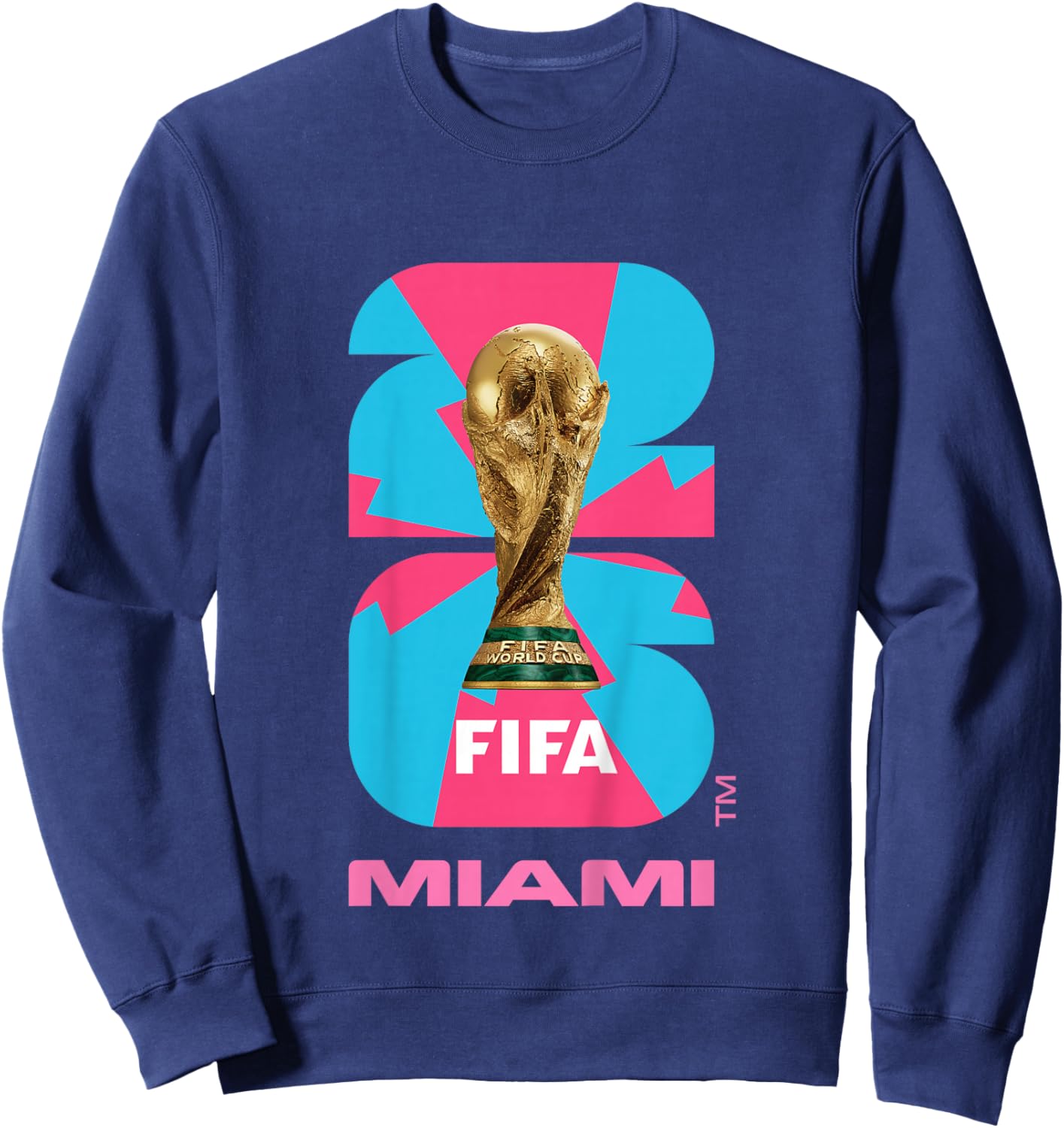 Kids FIFA World CUP26 Miami Trophy Color Sweatshirt - Sweatshirt | Navy
