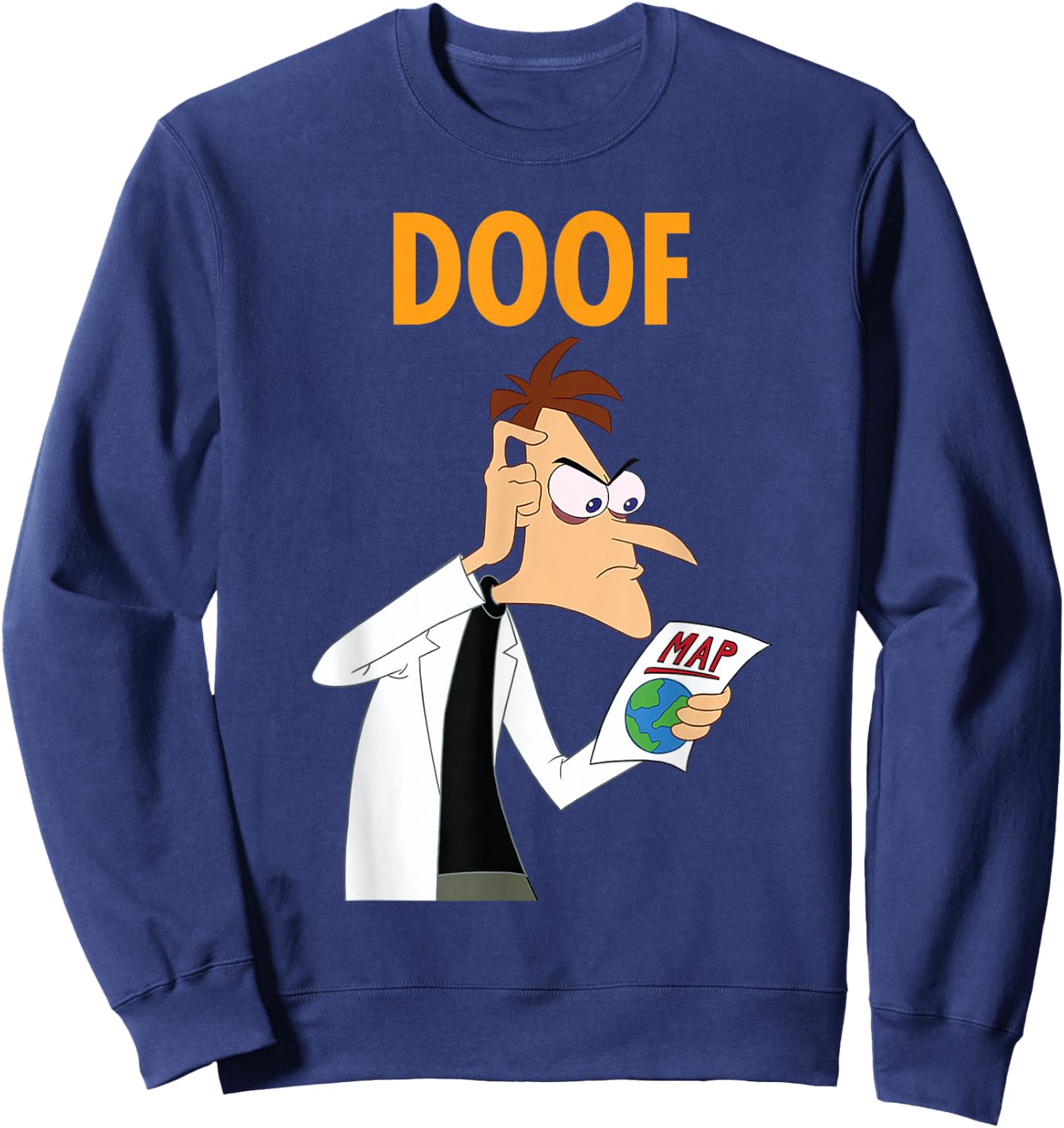 Phineas and Ferb: Candace Against the Universe Doof Sweatshirt - Sweatshirt | Navy