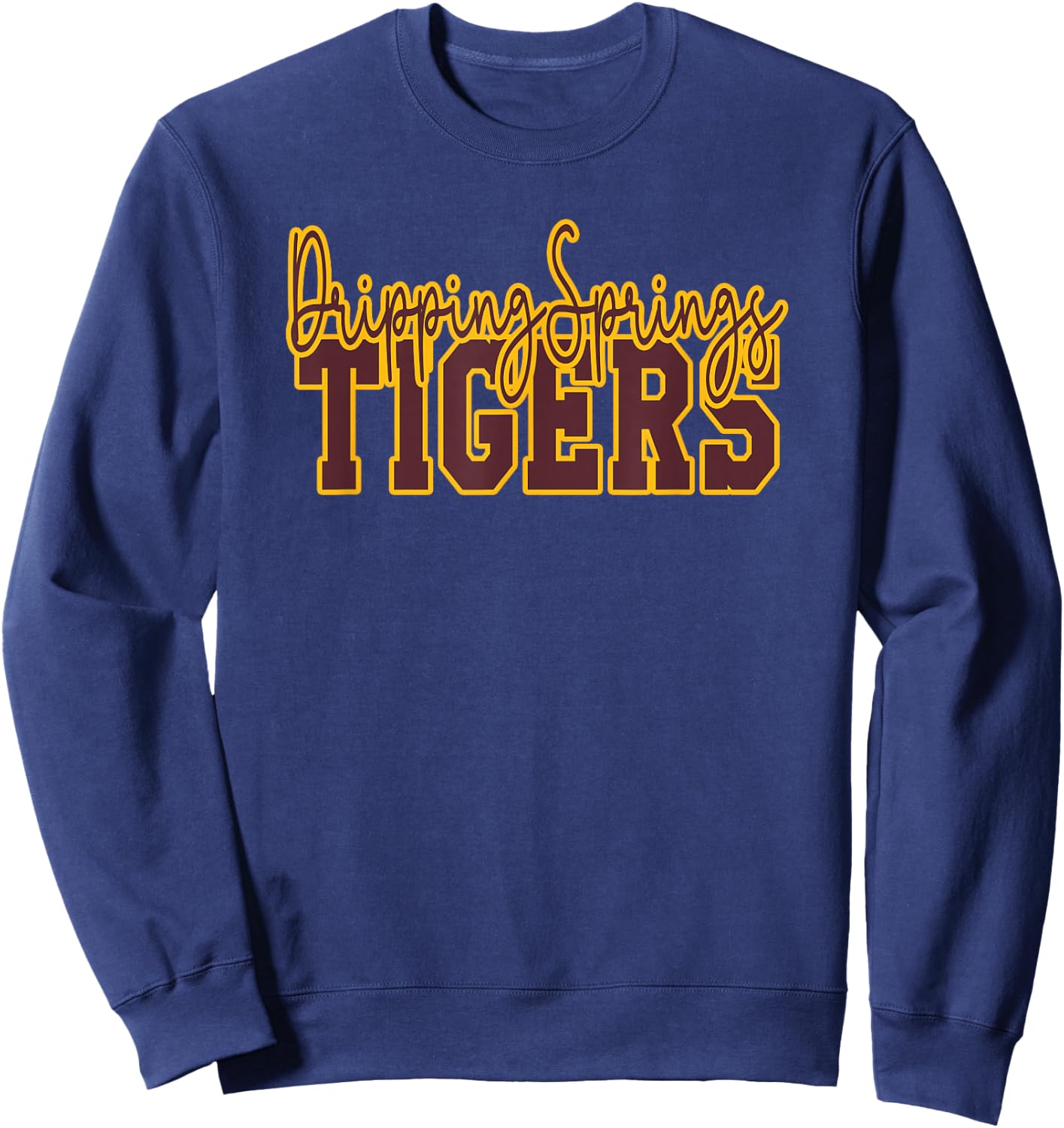 Dripping Springs High School Tigers Sweatshirt - Sweatshirt | Navy