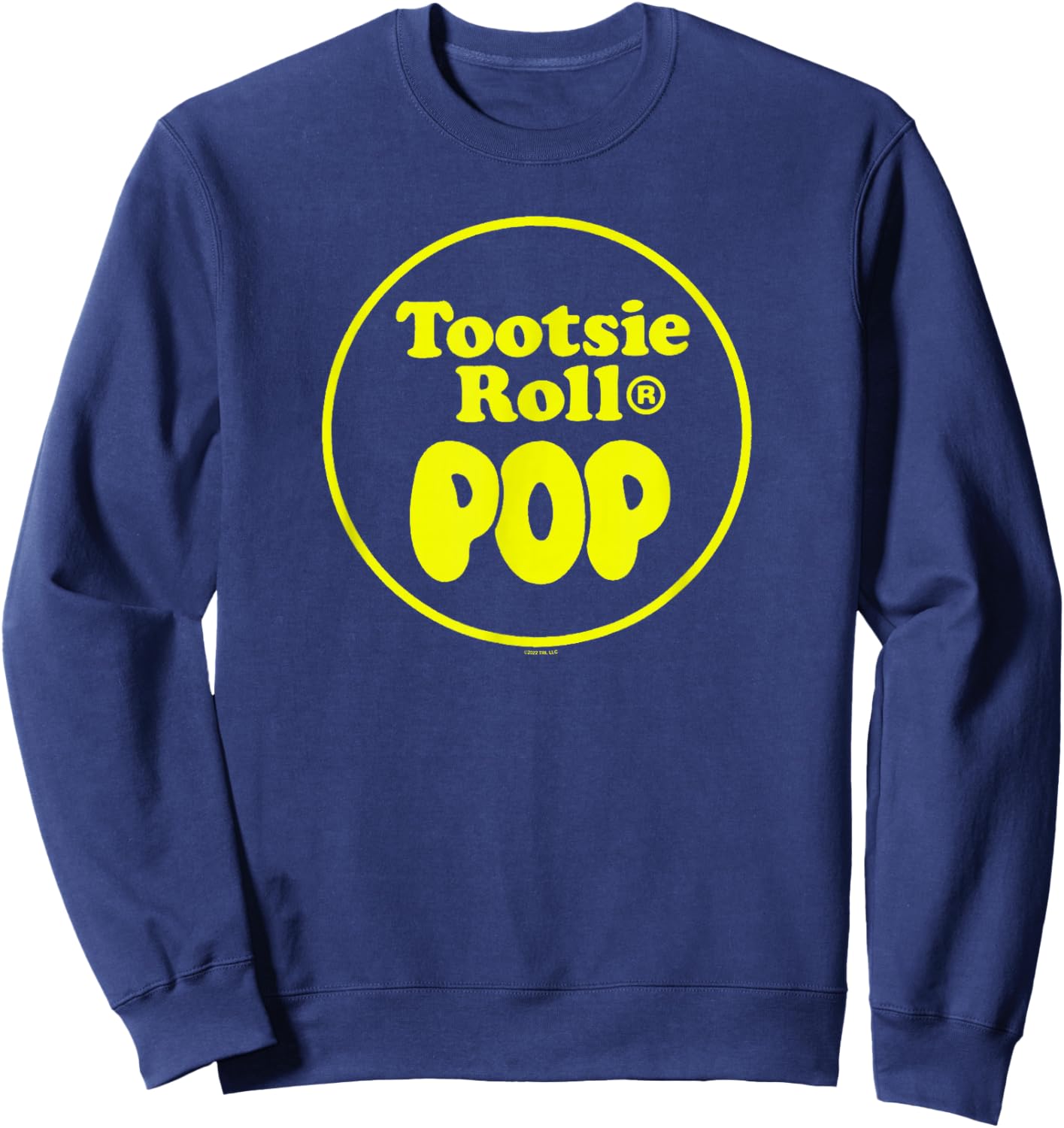 Tootsie Roll Pop Plain Circle Logo Sweatshirt - Sweatshirt | Navy