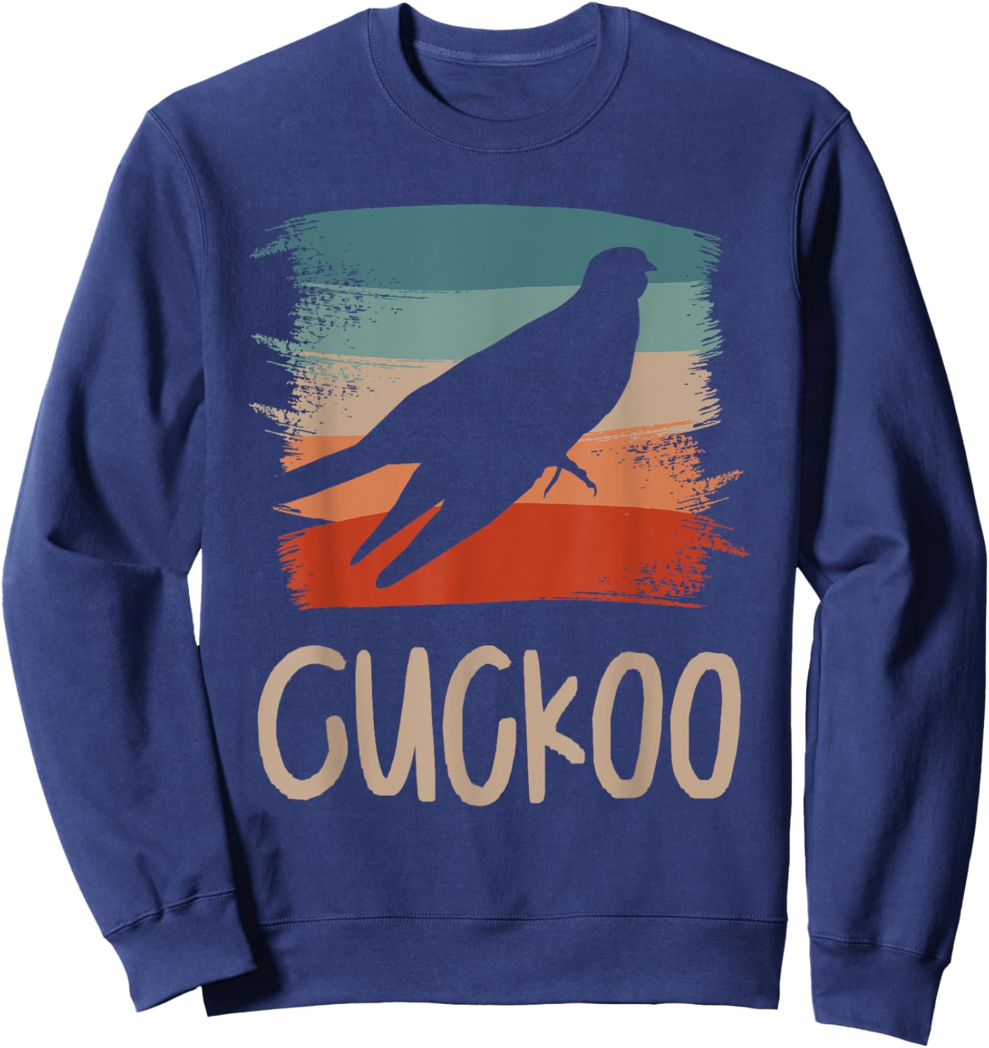 Retro Vintage Cuckoo Cuckoos Sweatshirt - Sweatshirt | Navy