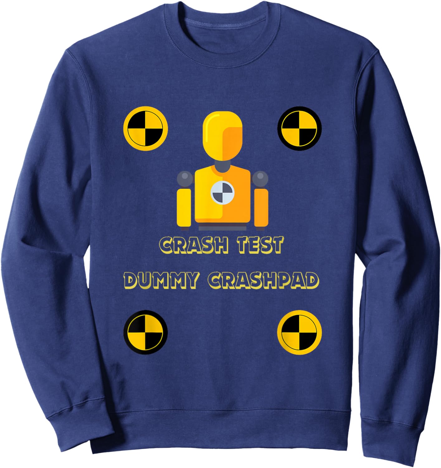 Crash Test Dummy Crashpad Sweatshirt - Sweatshirt | Navy