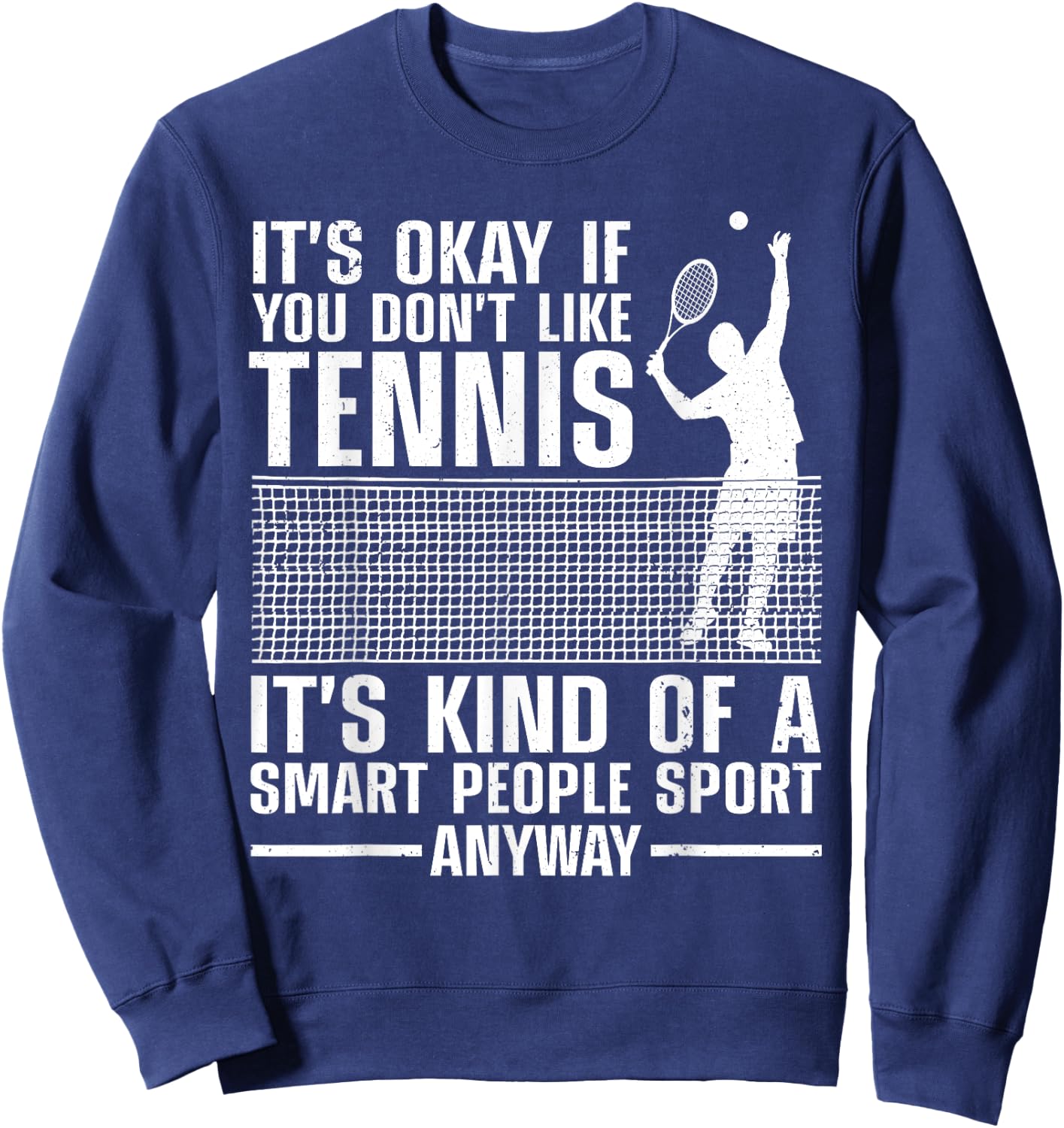 Cute Tennis Women Tennis Players Coach Sports Humor Sweatshirt - Sweatshirt | Navy