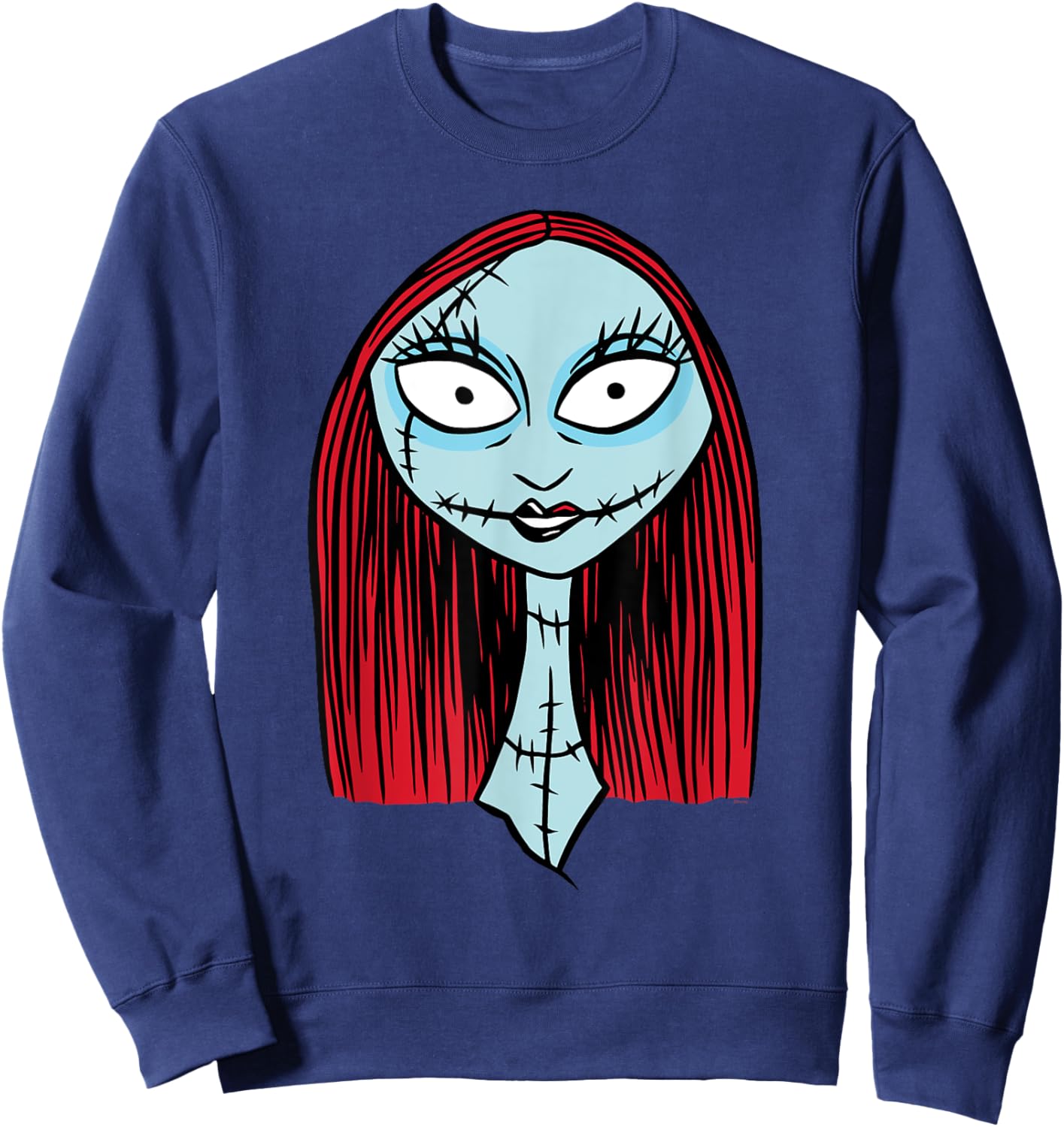 Disney The Nightmare Before Christmas Sally Big Face Sweatshirt - Sweatshirt | Navy