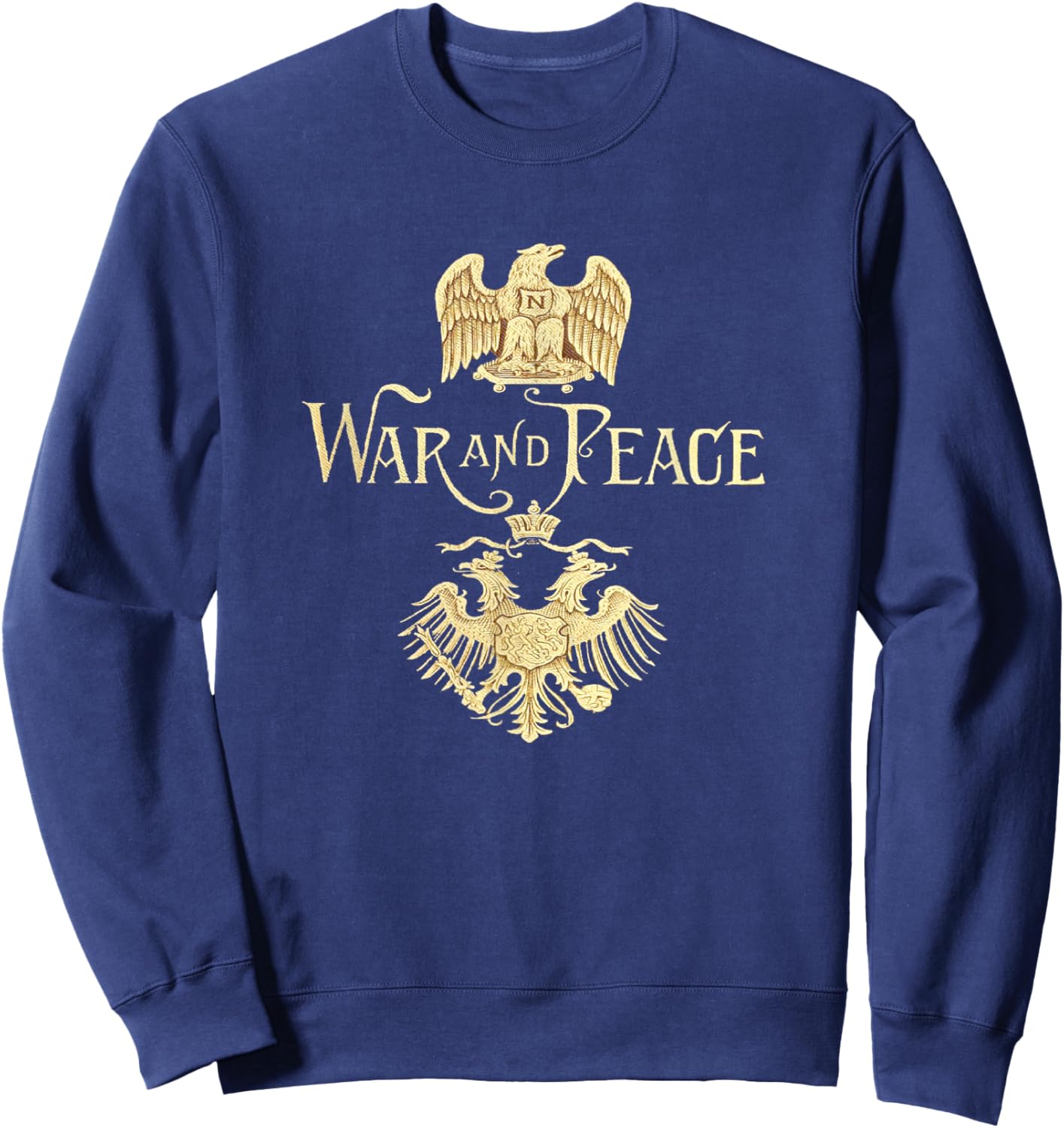 War and Peace Leo Tolstoy Sweatshirt - Sweatshirt | Navy