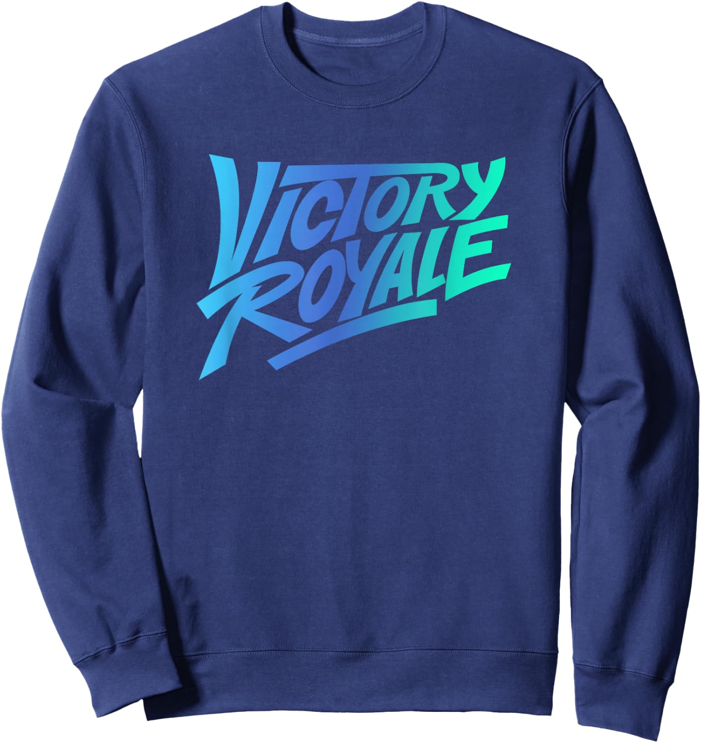 Fortnite Victory Royale Gradient Logo Small Sweatshirt - Sweatshirt | Navy