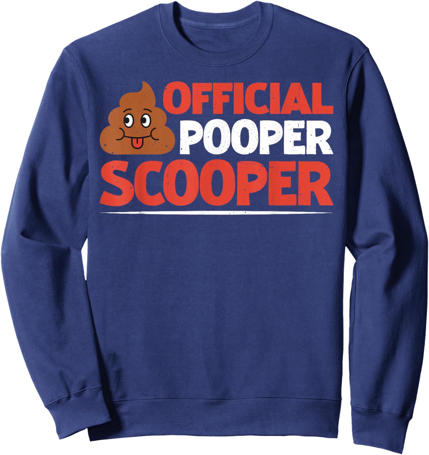 Official Pooper Scooper Sweatshirt - Sweatshirt | Navy