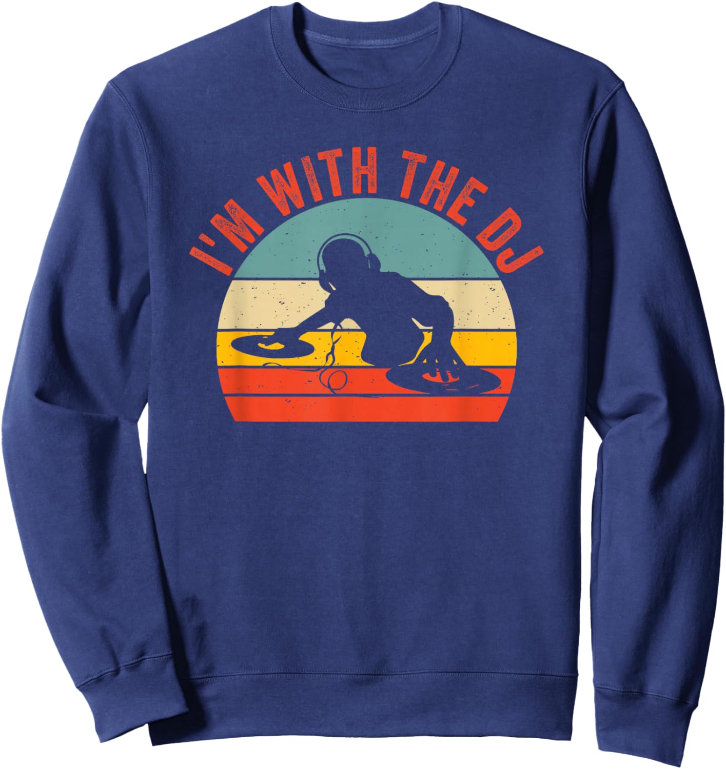I'm With The DJ Sweatshirt - Sweatshirt | Navy