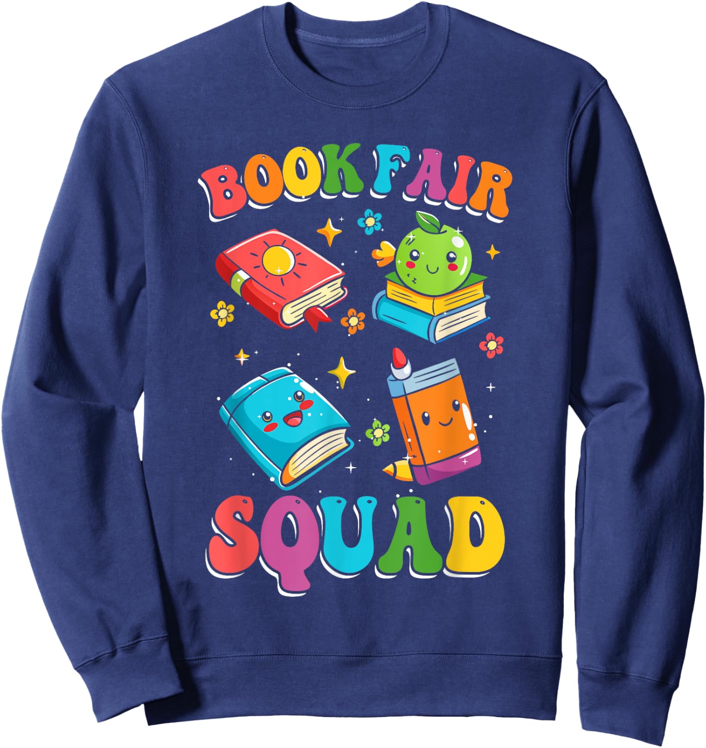 Book Fair Squad Sweatshirt - Sweatshirt | Navy