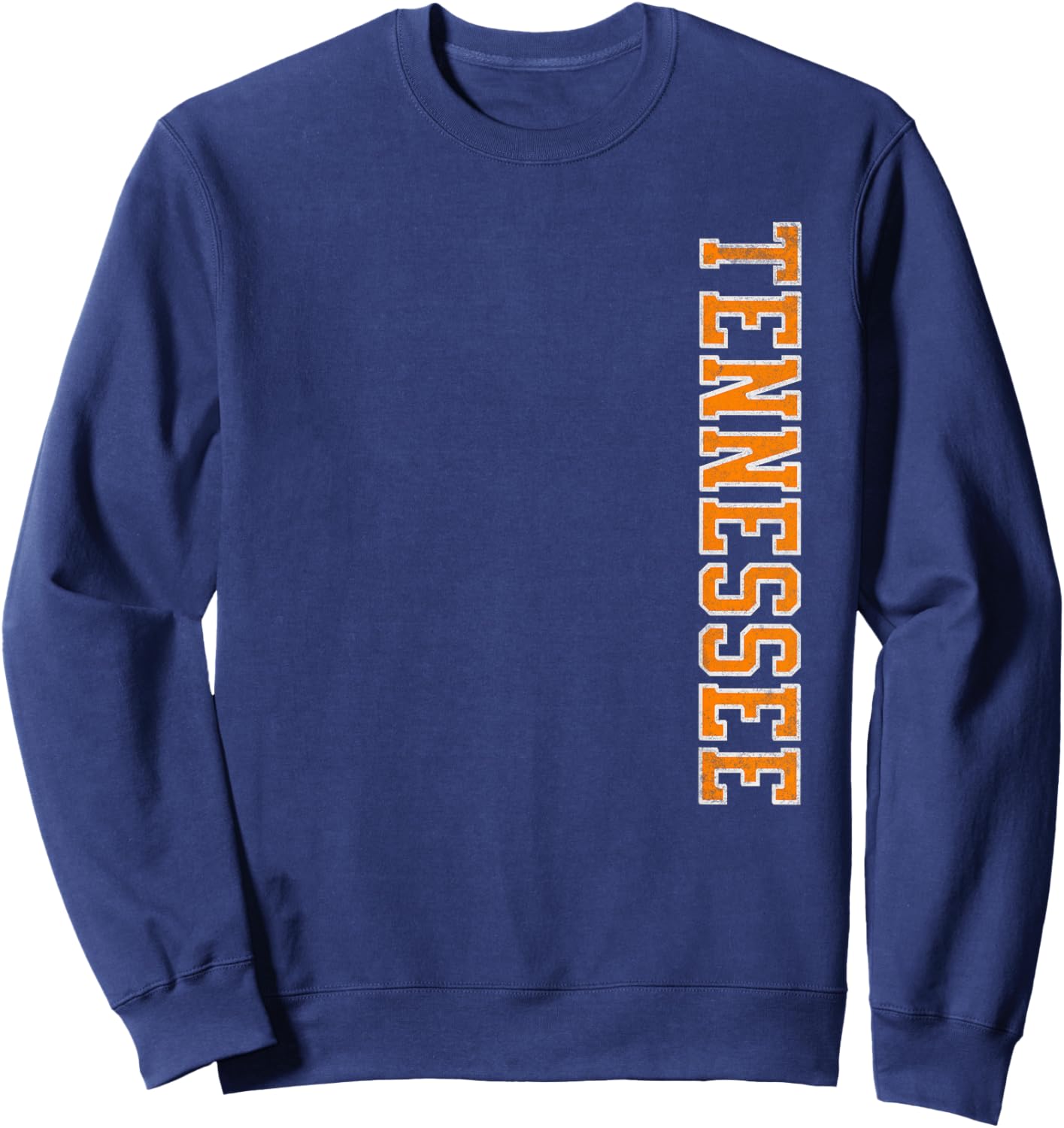 Retro Tennessee TN Orange Vintage Design Classic Sweatshirt - Sweatshirt | Navy