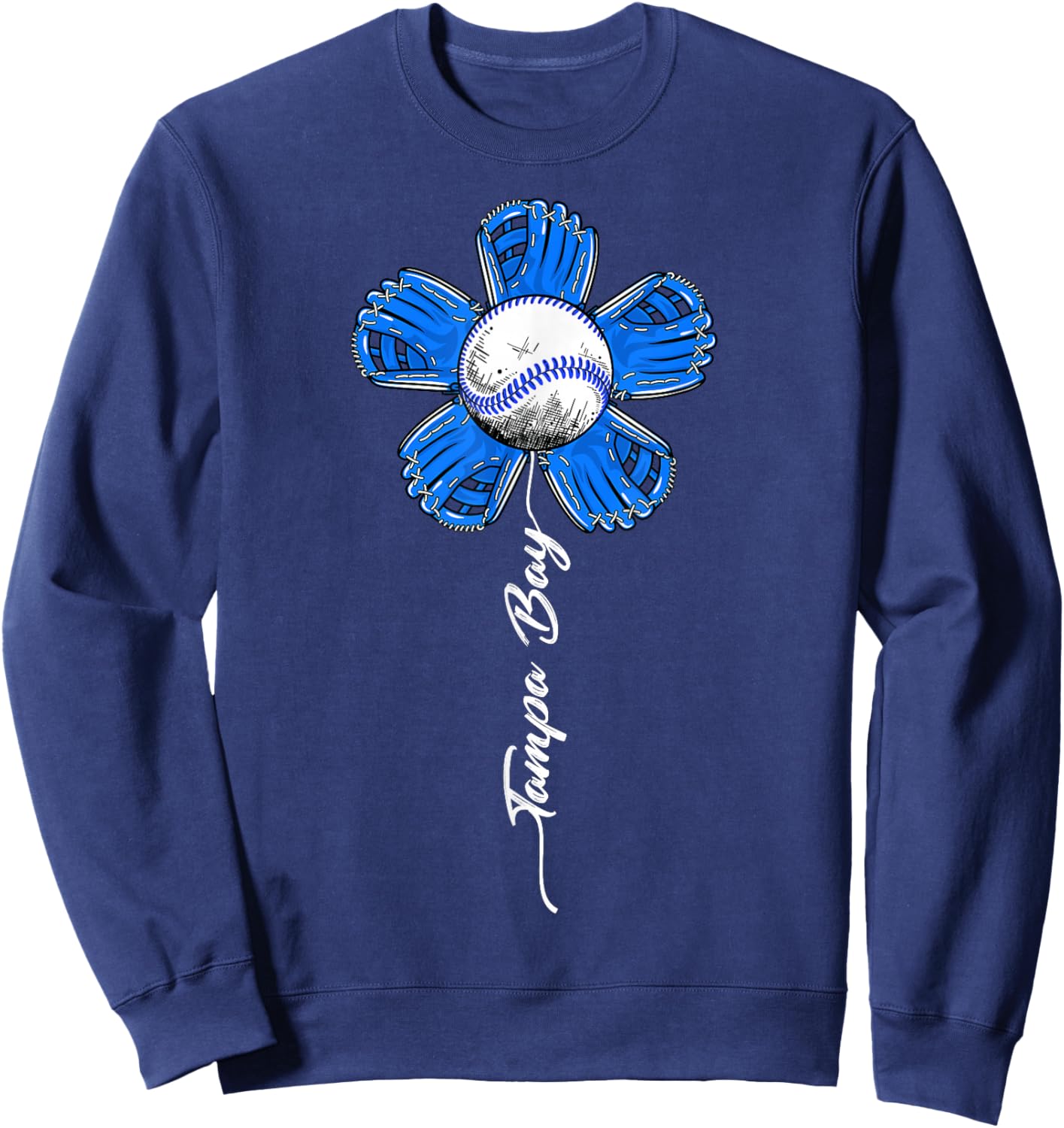 Souvenir Colorful Flower - I Love This Cities Sweatshirt - Sweatshirt | Navy