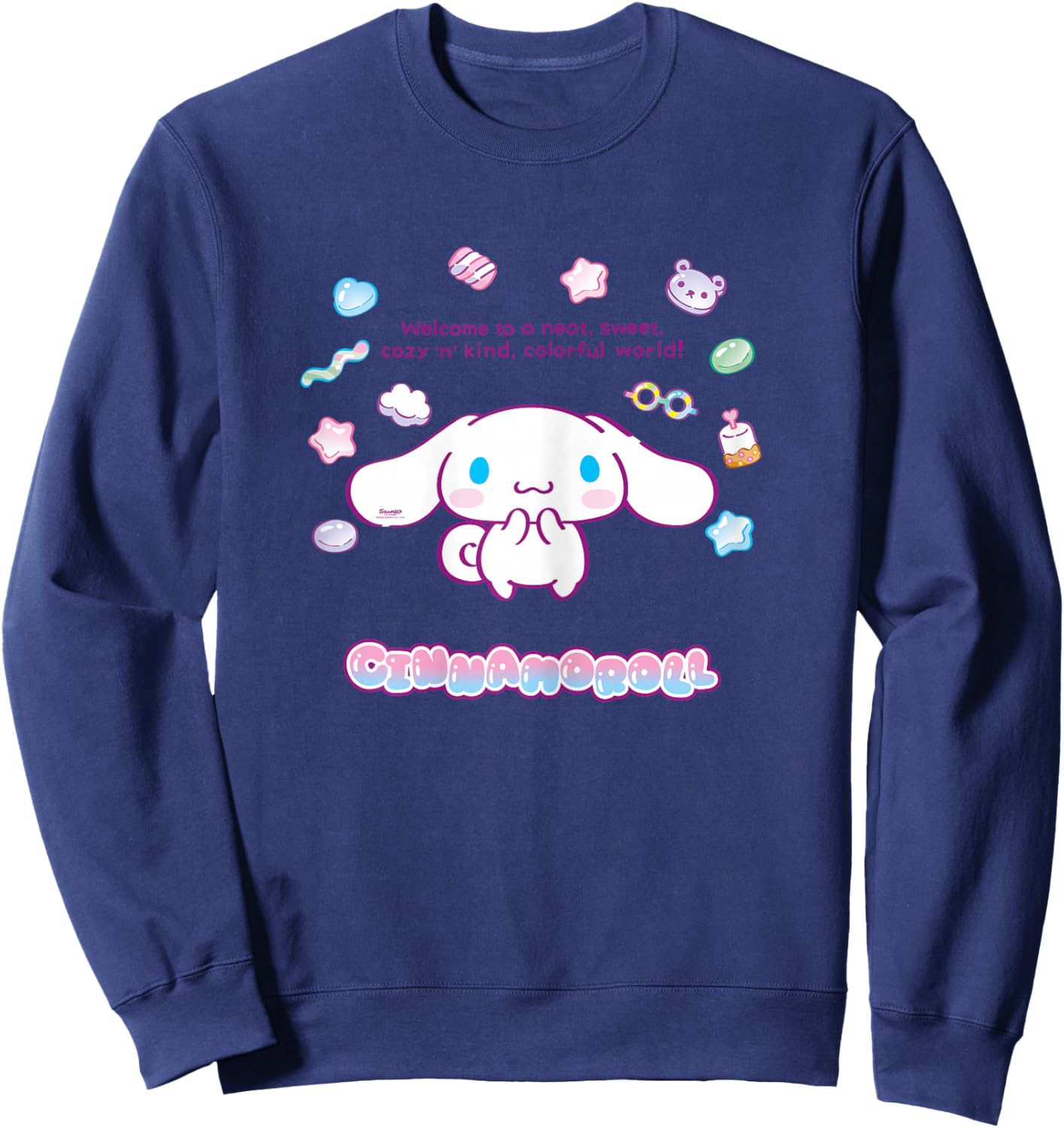 Hello Kitty - Willkommen in Einer süßen Welt, Cinnamoroll Sweatshirt - Sweatshirt | Navy