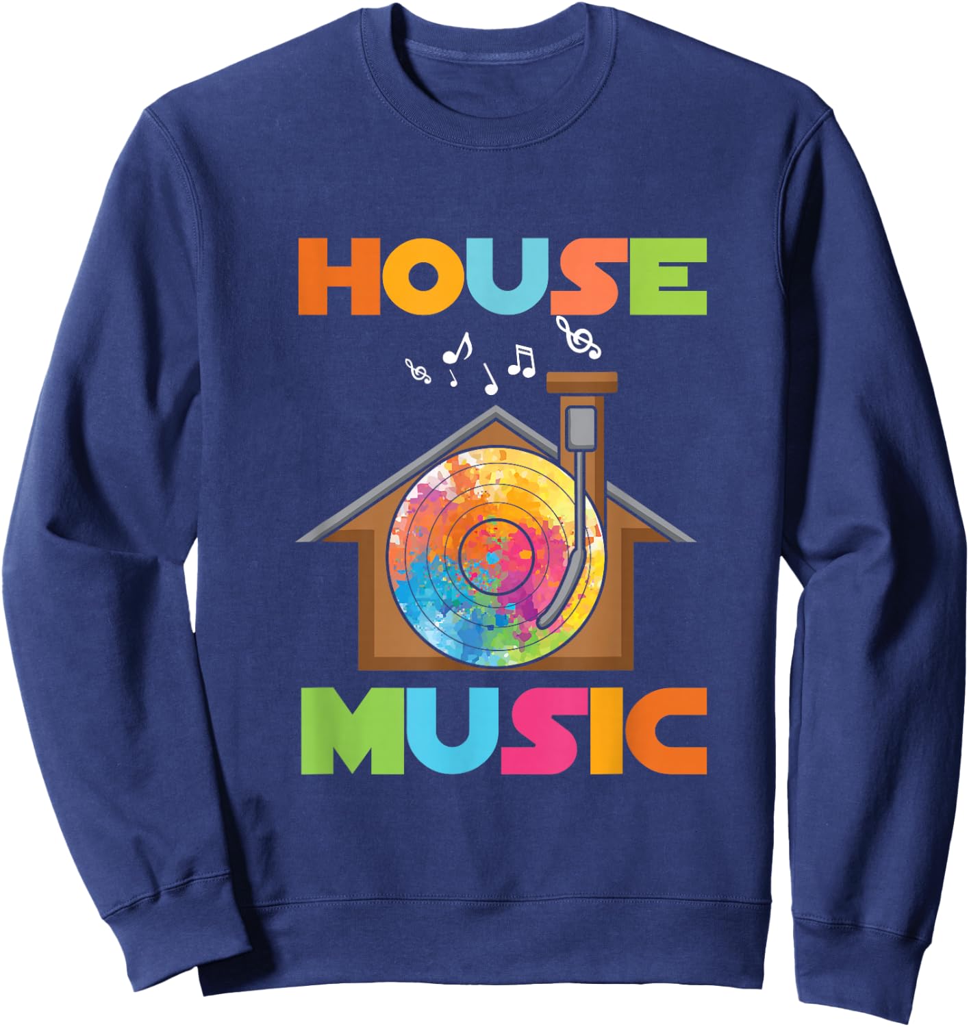 EDM - House Music Party DJ - Concert Sweatshirt - Sweatshirt | Navy