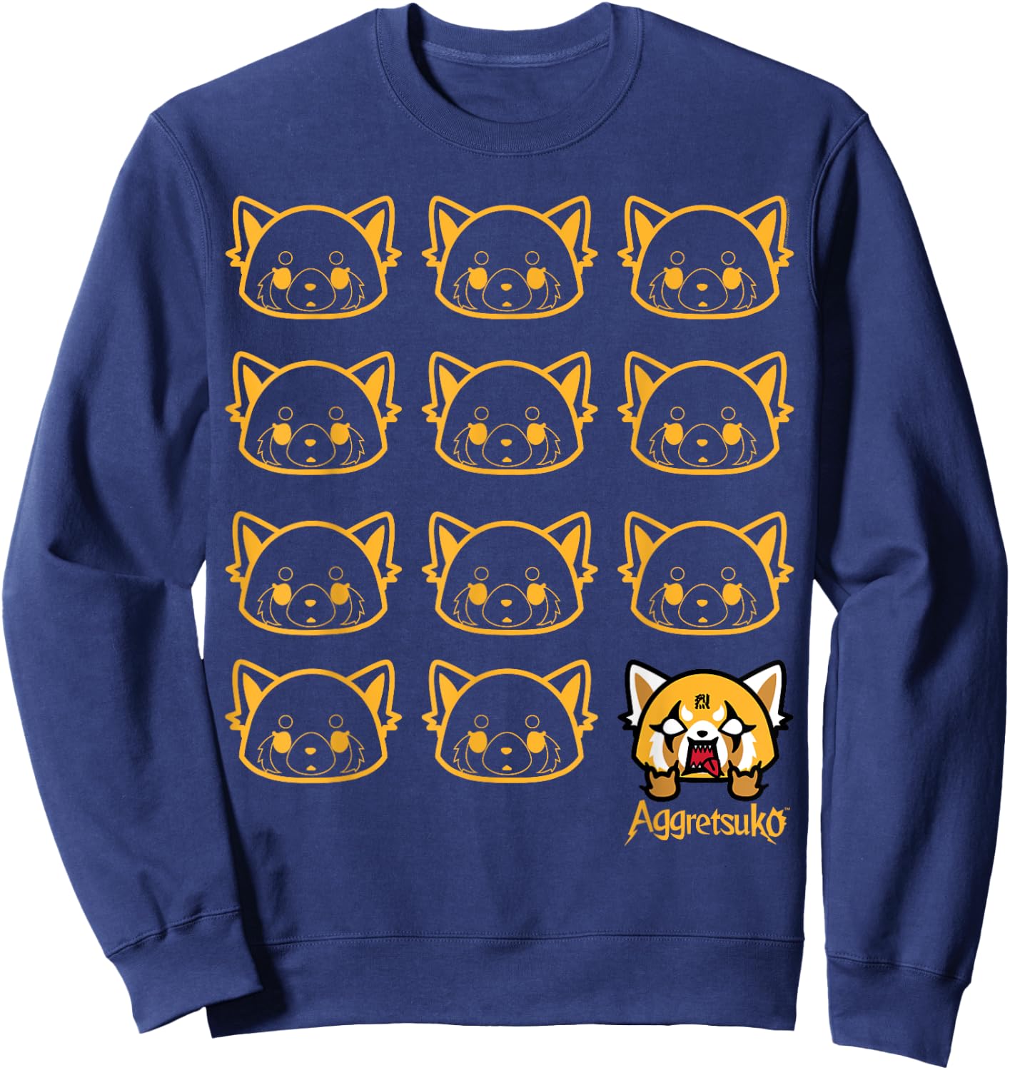 Aggretsuko Real Sweatshirt - Sweatshirt | Navy