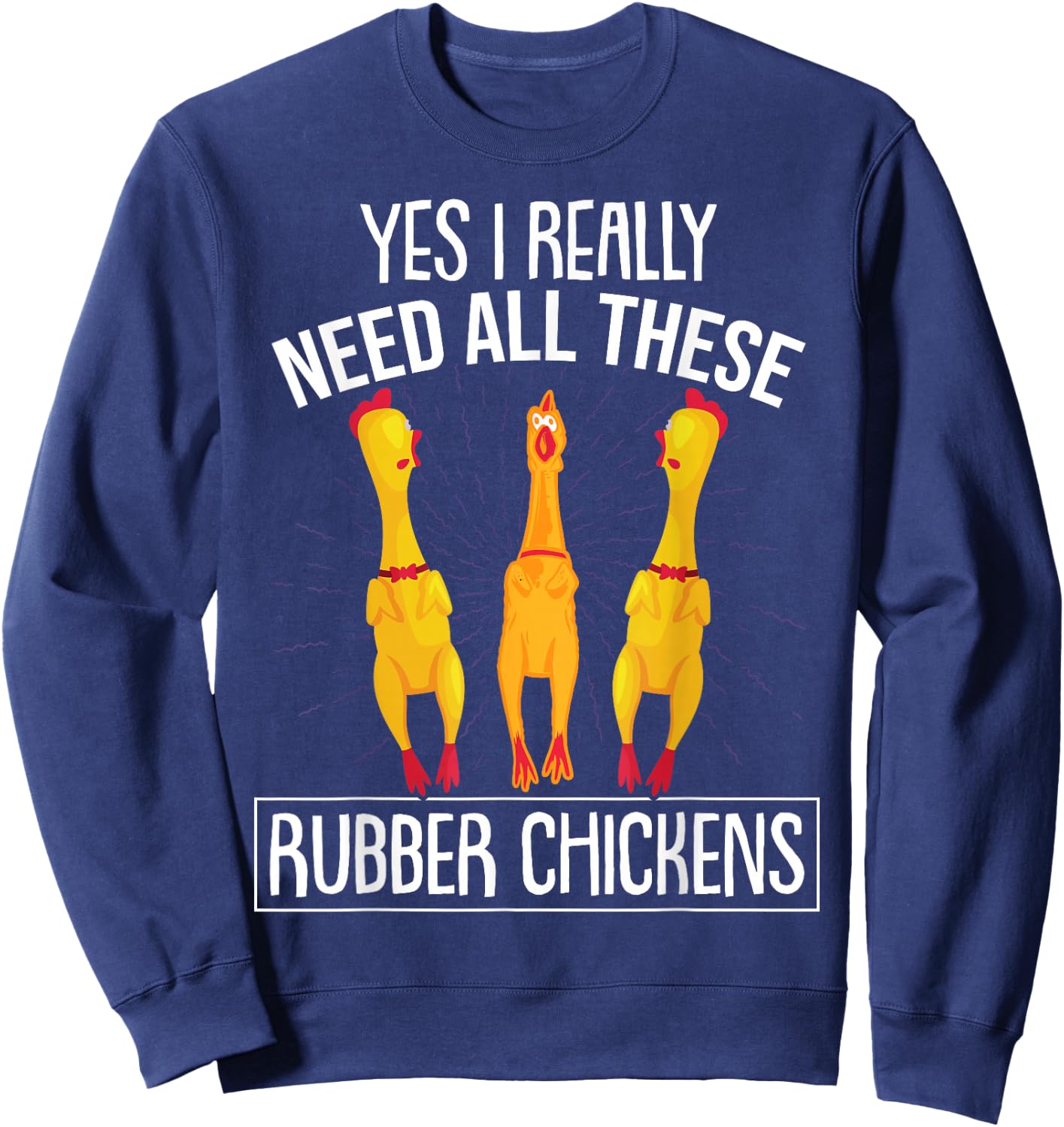 Rubber Chicken Sweatshirt - Sweatshirt | Navy