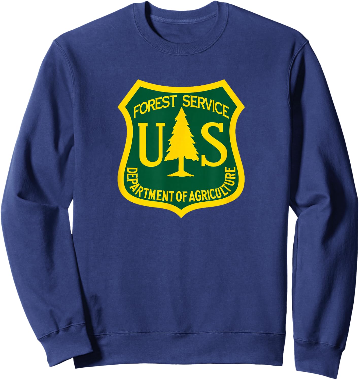 United States Forest Service Agriculture USFS Parks Ranger Sweatshirt - Sweatshirt | Navy