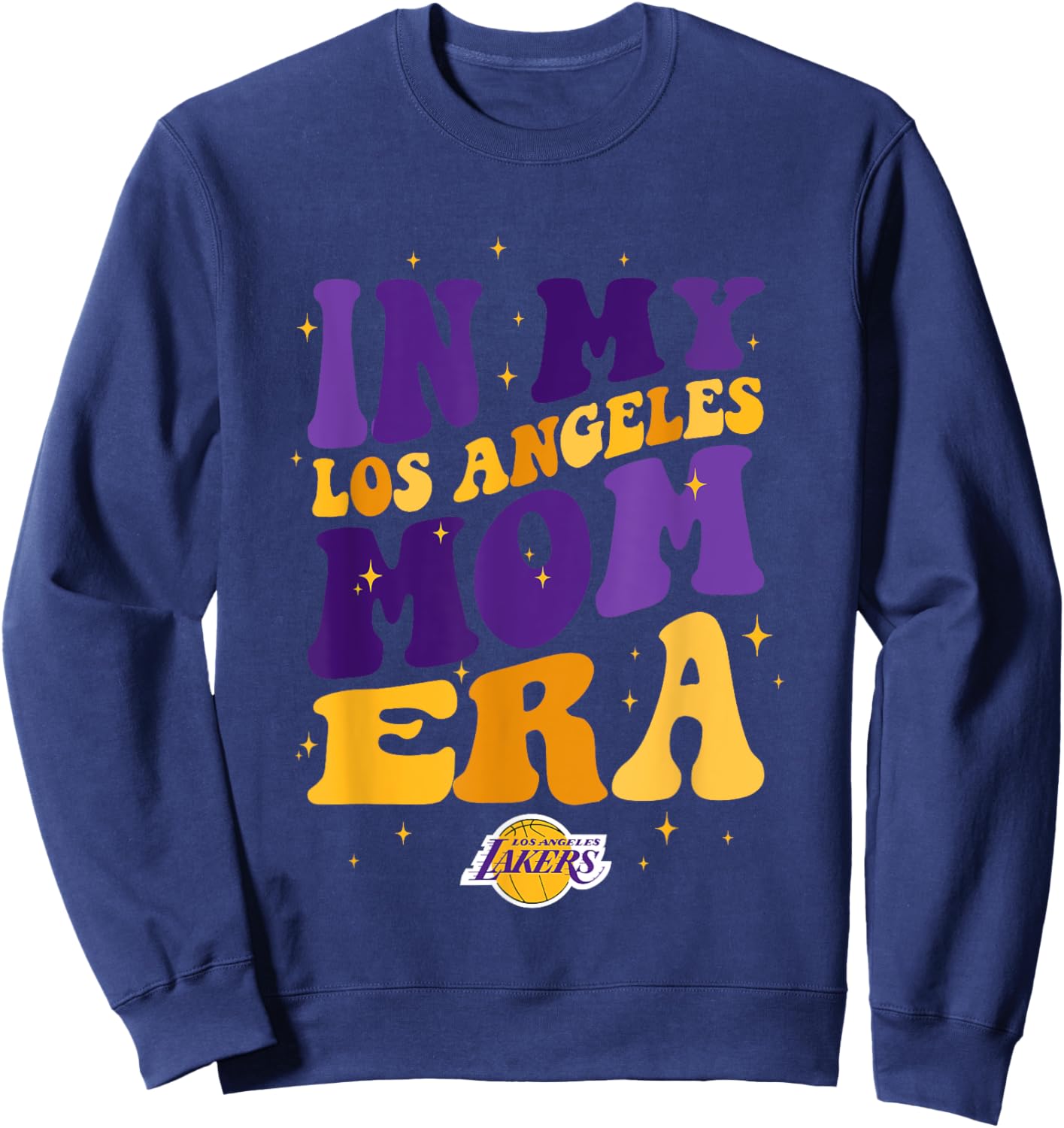 NBA Los Angeles Lakers In My Los Angeles Mom Era Sweatshirt - Sweatshirt | Navy