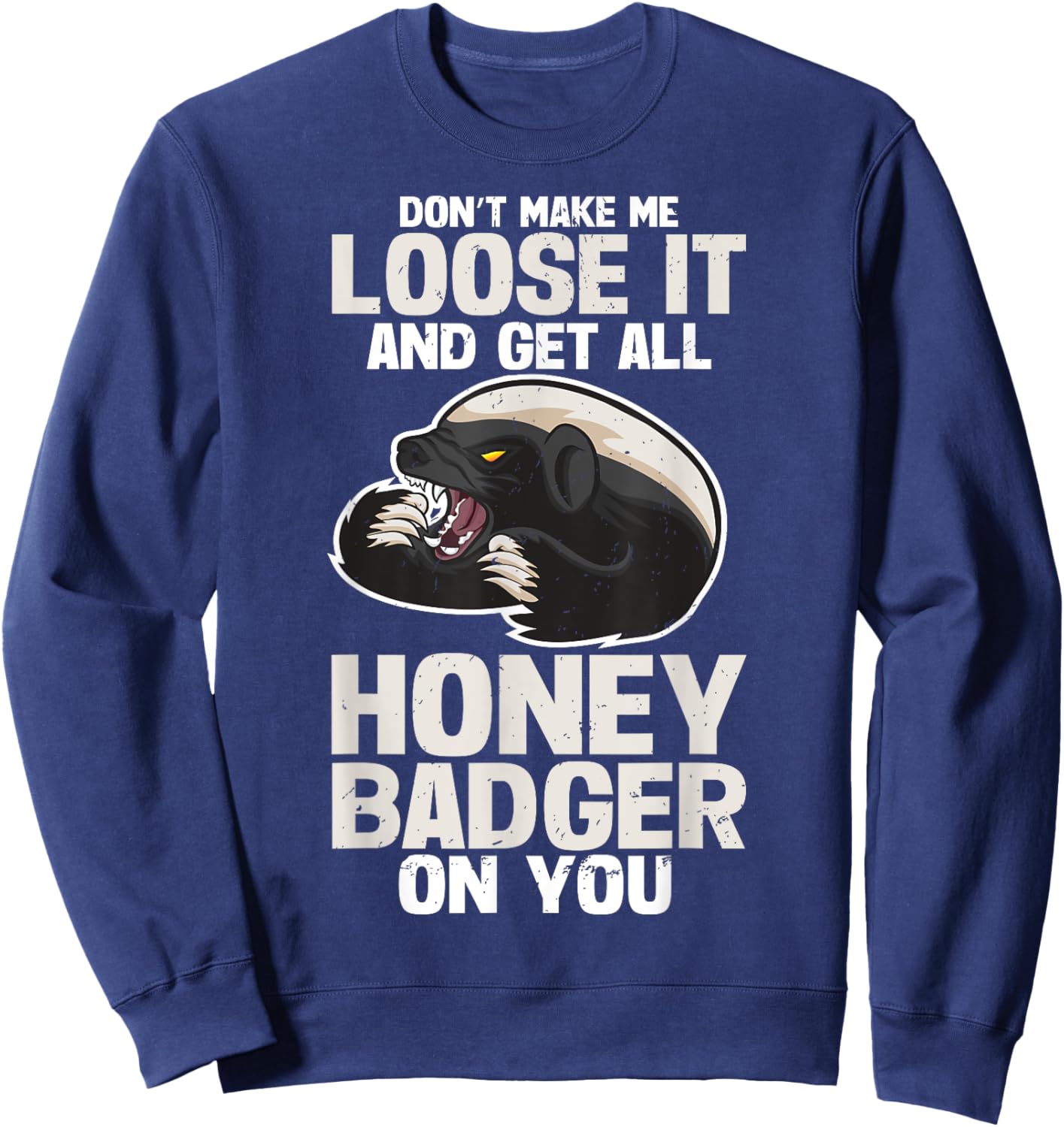 Honey Badger Honeybadger Sweatshirt - Sweatshirt | Navy