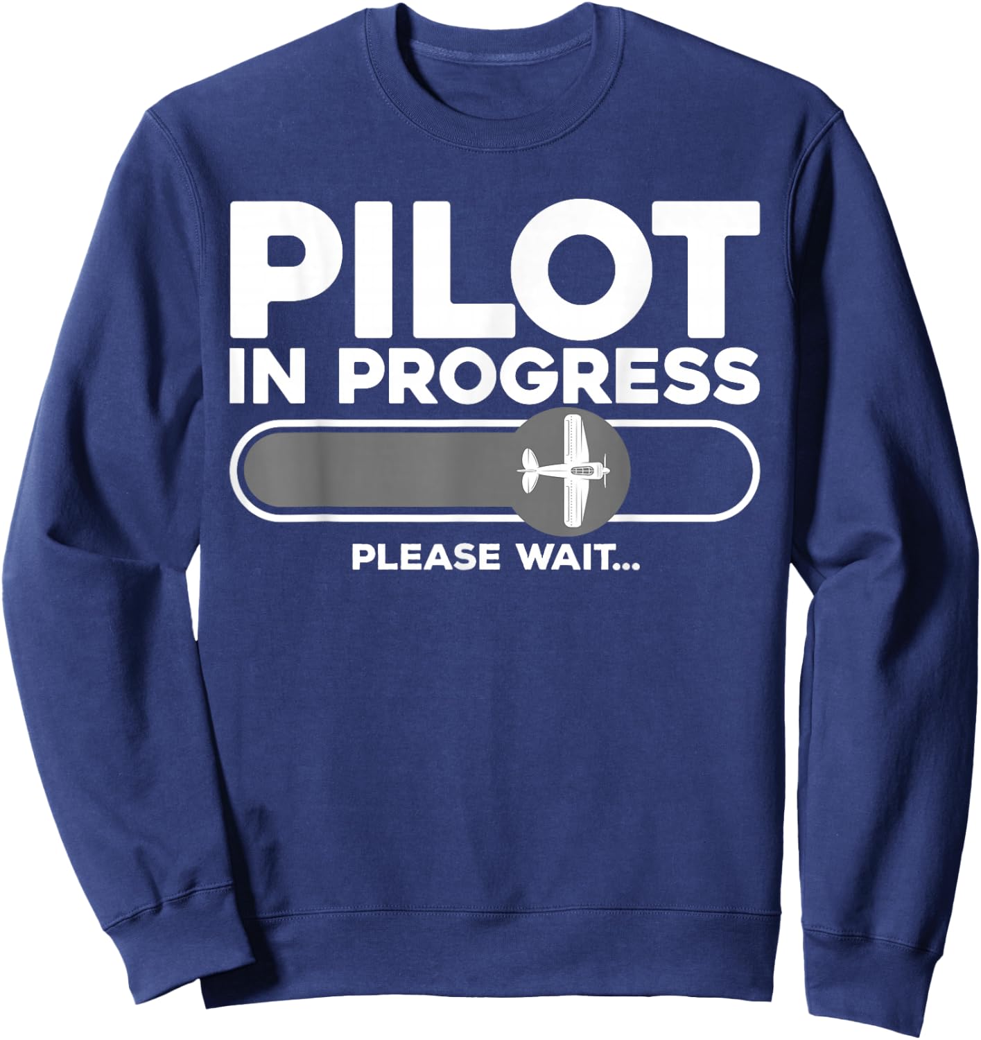 Pilot Art Men Women Airline Future Pilot Aviation Airplane Sweatshirt - Sweatshirt | Navy