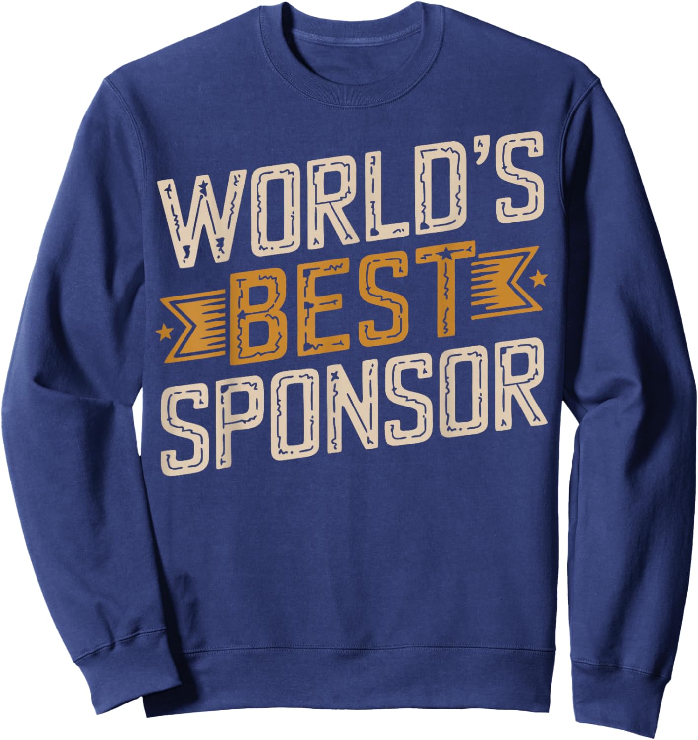 AA Sponsor World's Best Sponsor Sweatshirt - Sweatshirt | Navy