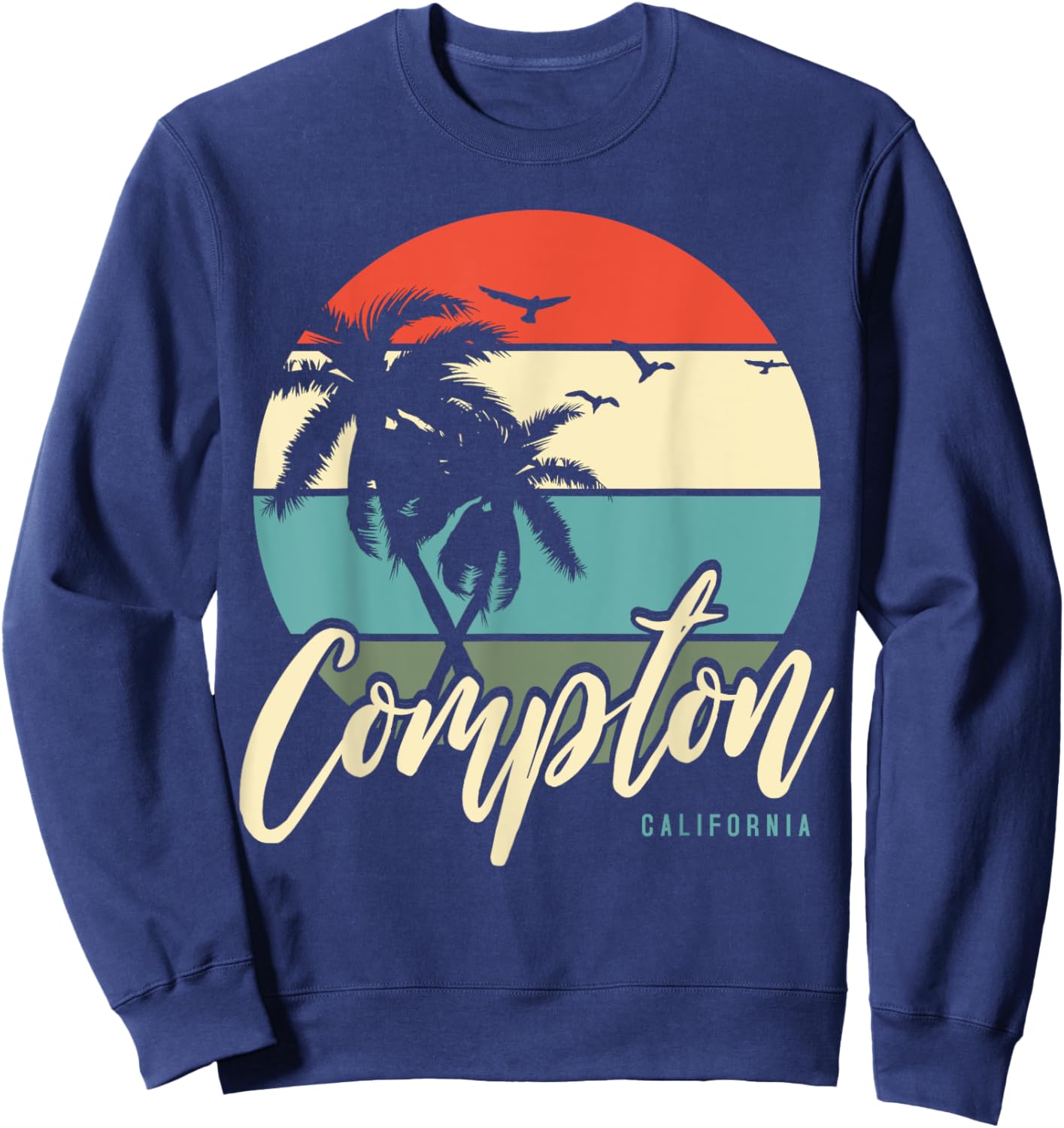 Compton California Sweatshirt - Sweatshirt | Navy